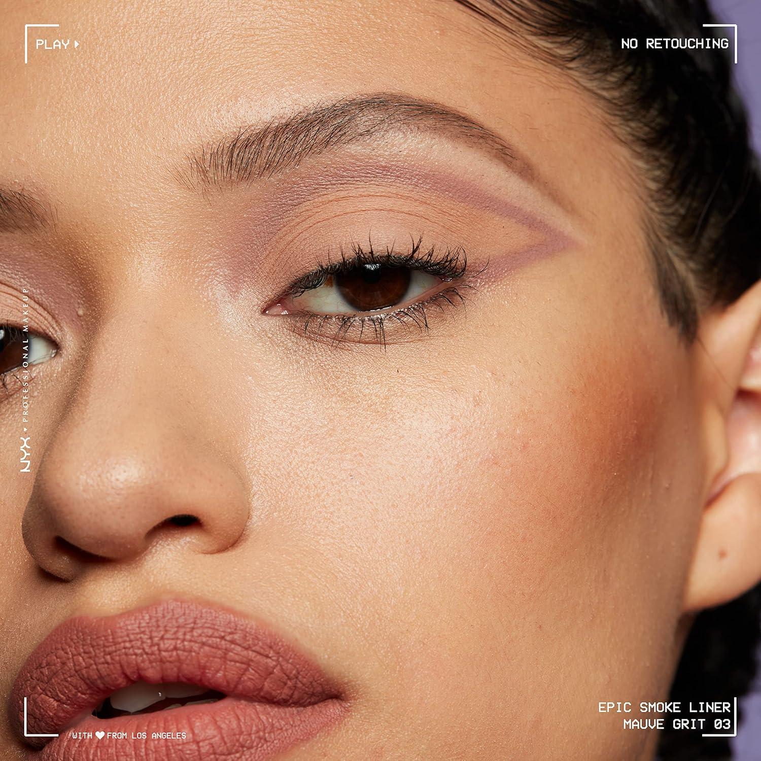 imageNYX PROFESSIONAL MAKEUP Epic Smoke Liner Vegan Smokey Eyeliner  Mocha Match Deep BrownMauve Grit