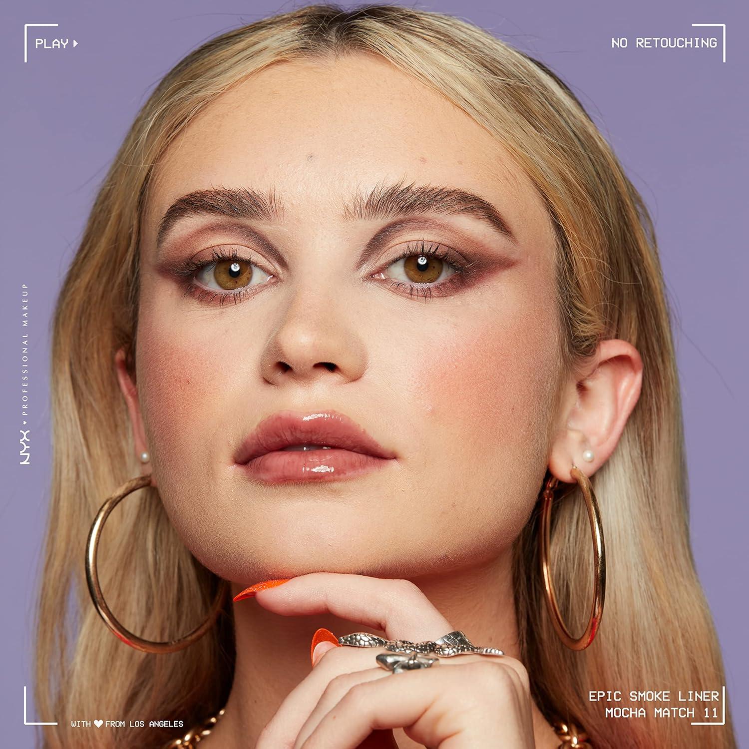 imageNYX PROFESSIONAL MAKEUP Epic Smoke Liner Vegan Smokey Eyeliner  Mocha Match Deep BrownMocha Match