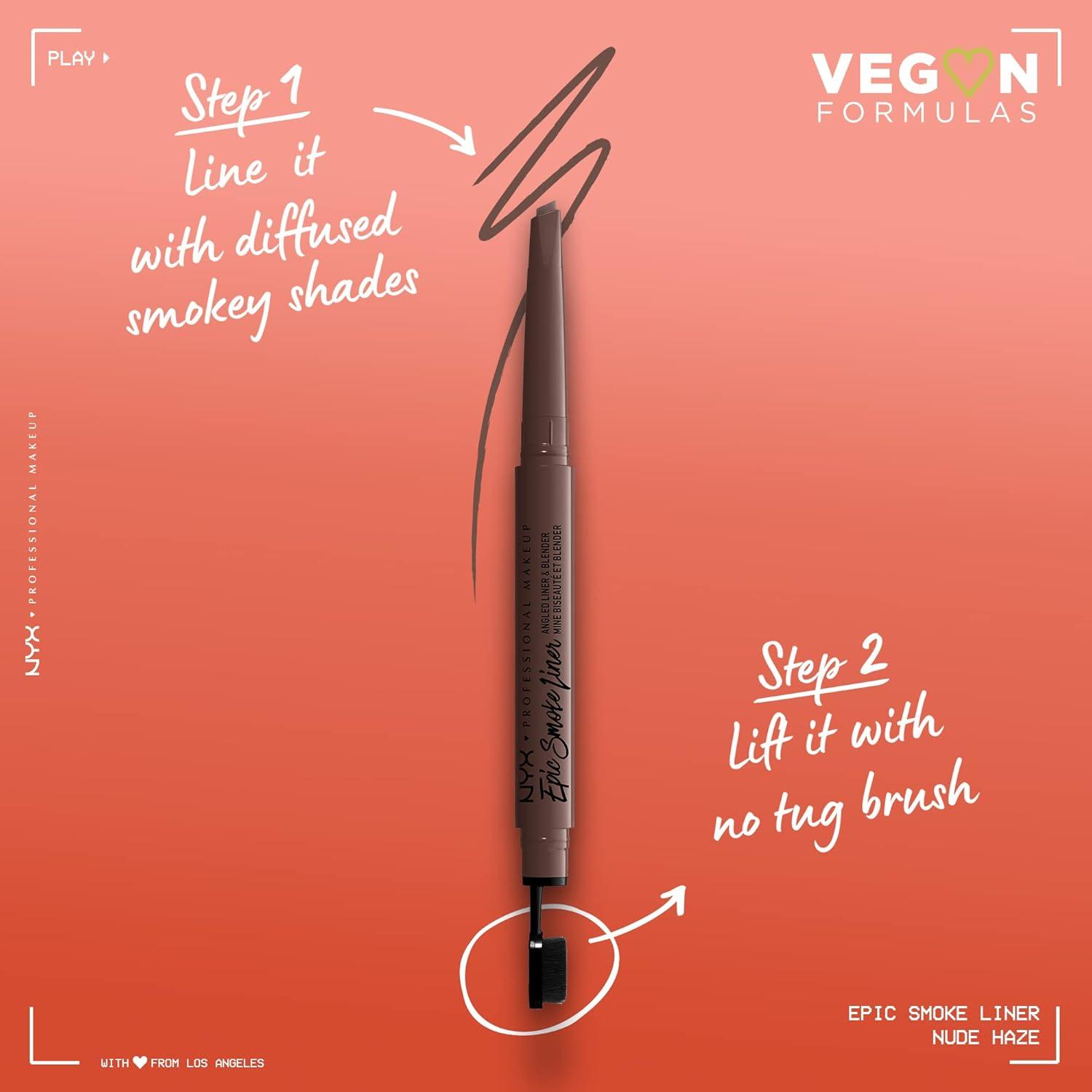 imageNYX PROFESSIONAL MAKEUP Epic Smoke Liner Vegan Smokey Eyeliner  Mocha Match Deep BrownNude Haze
