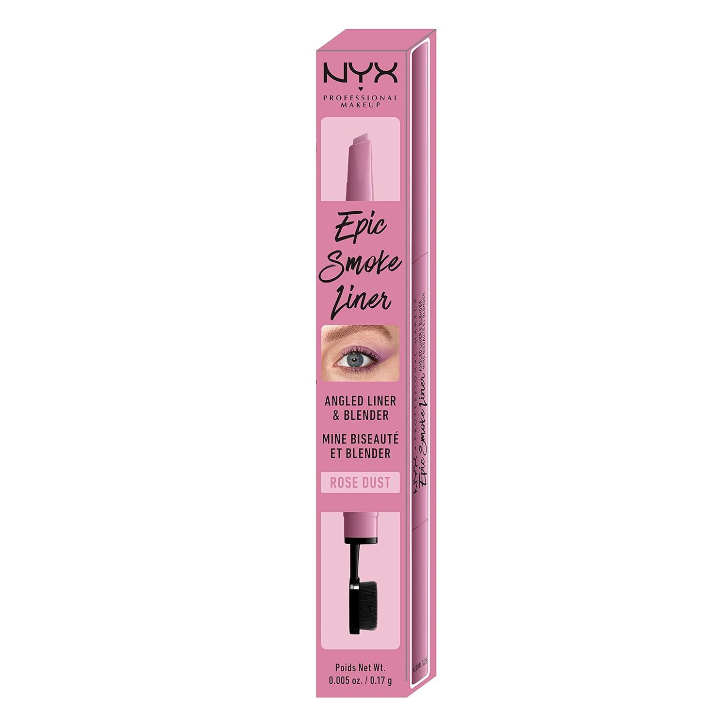 imageNYX PROFESSIONAL MAKEUP Epic Smoke Liner Vegan Smokey Eyeliner  Mocha Match Deep BrownRose Dust