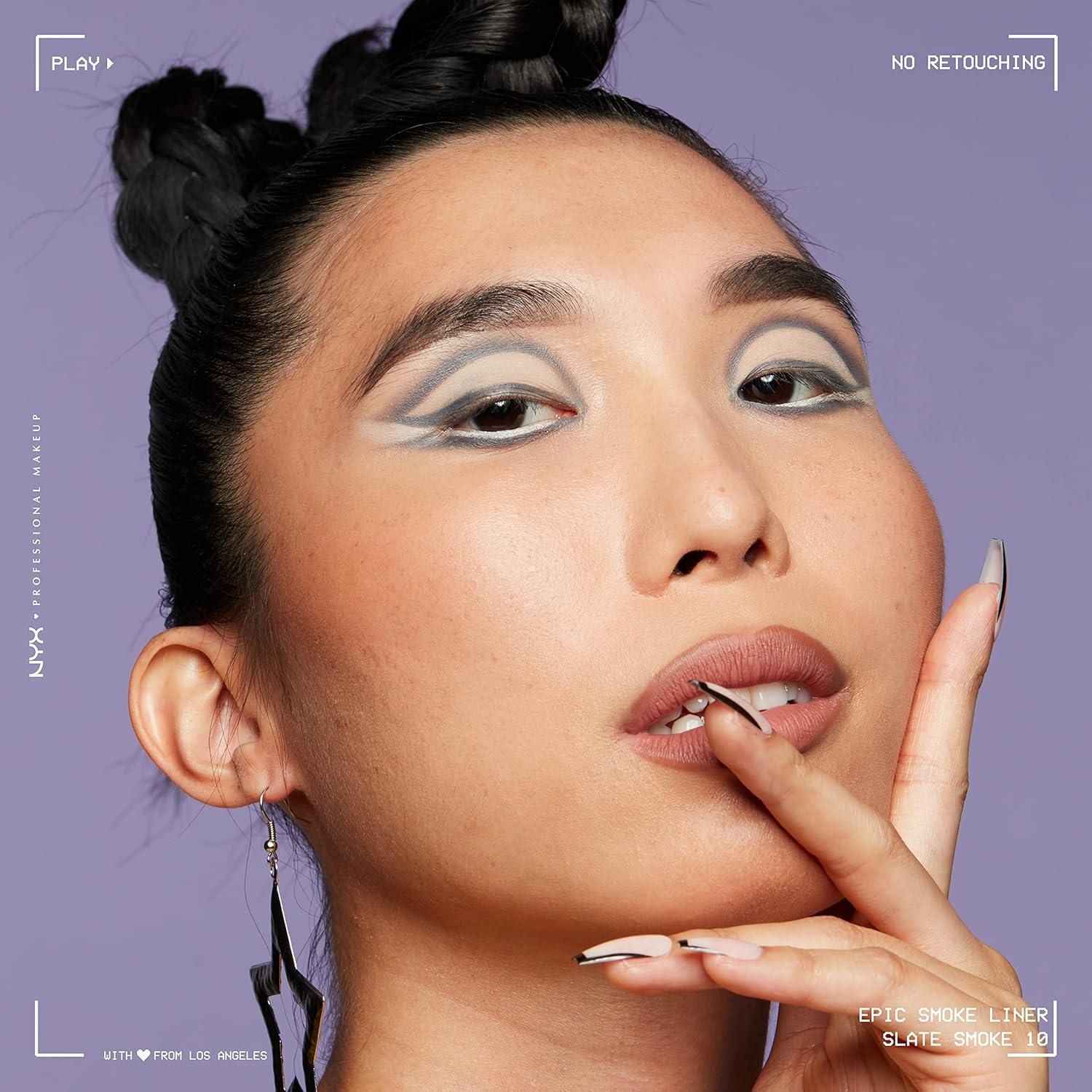 imageNYX PROFESSIONAL MAKEUP Epic Smoke Liner Vegan Smokey Eyeliner  Mocha Match Deep BrownSlate Smoke