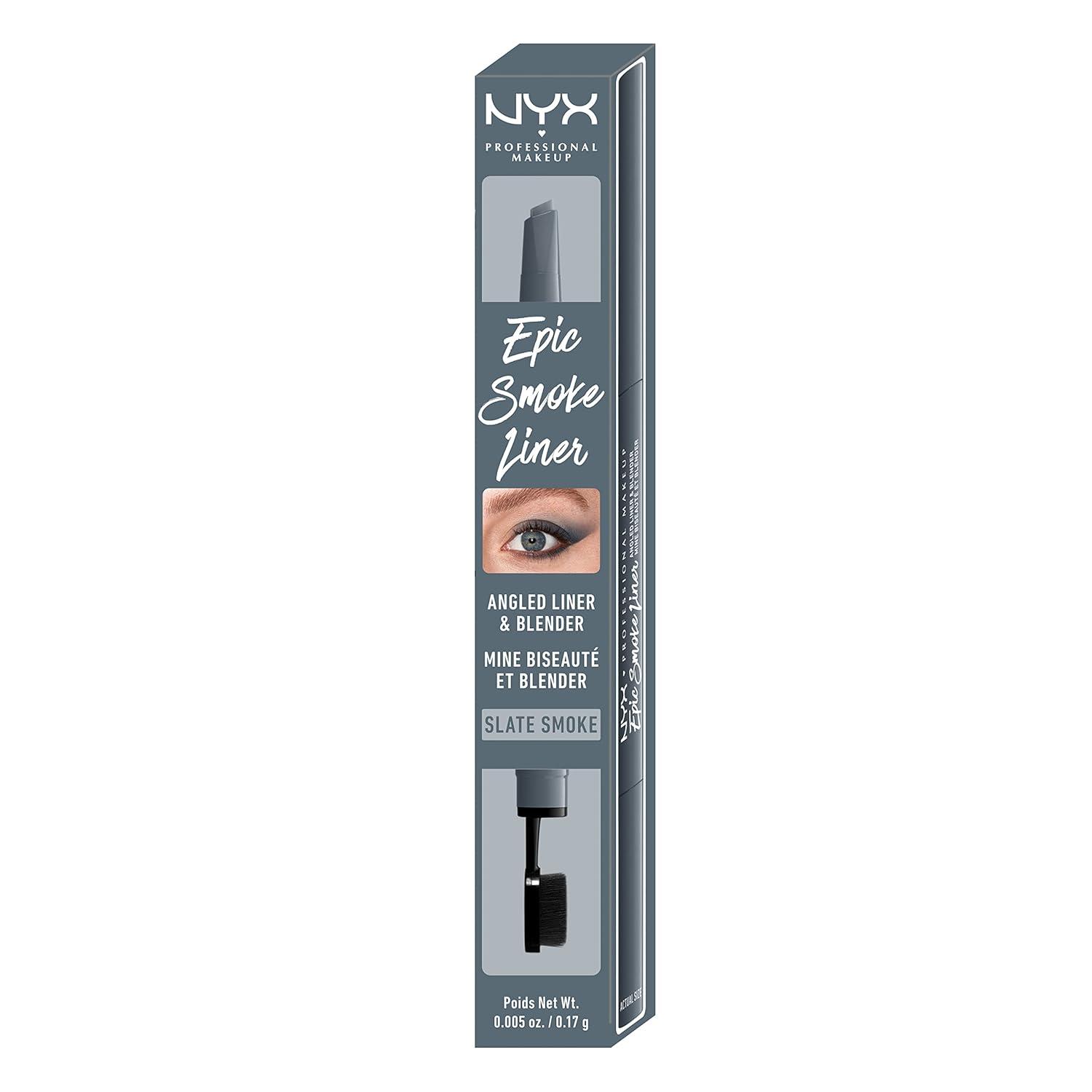imageNYX PROFESSIONAL MAKEUP Epic Smoke Liner Vegan Smokey Eyeliner  Mocha Match Deep BrownSlate Smoke