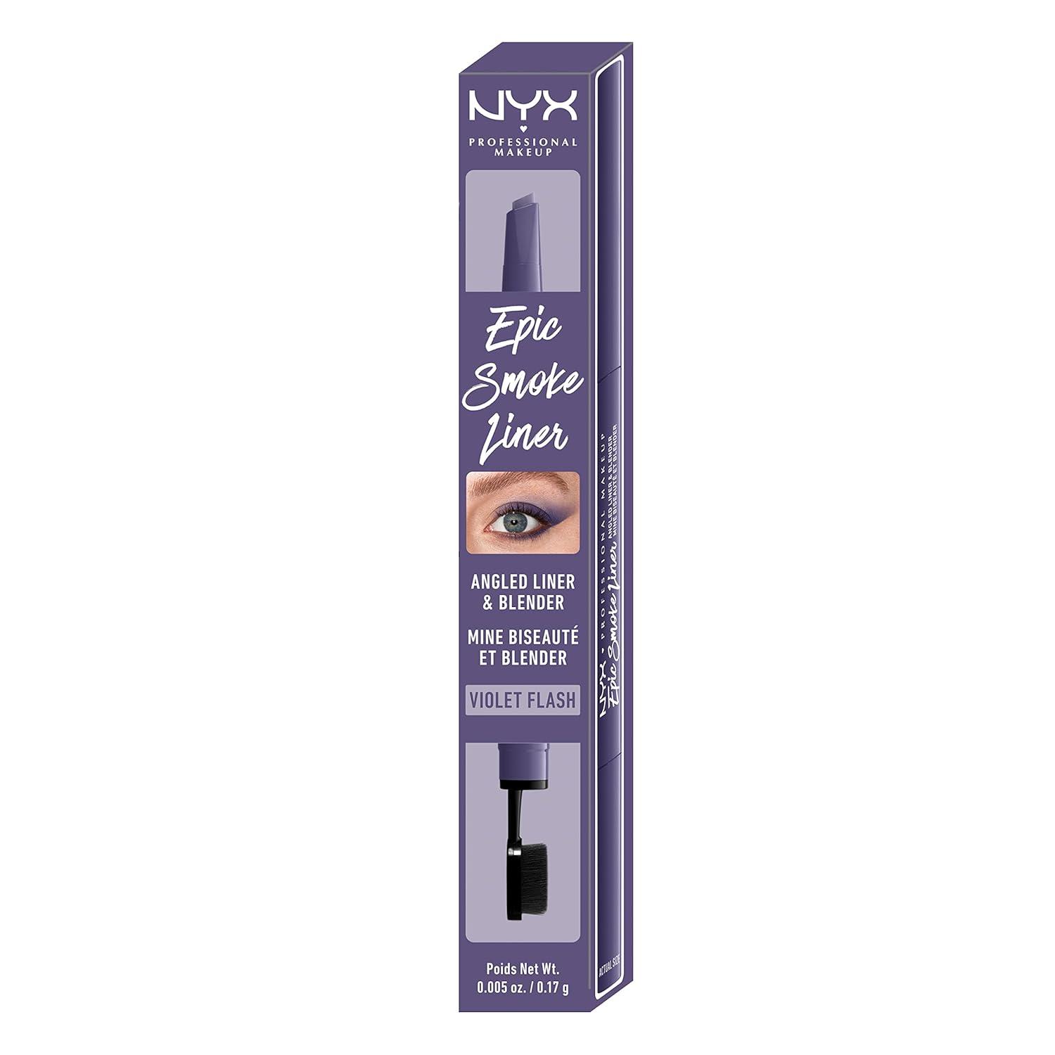 imageNYX PROFESSIONAL MAKEUP Epic Smoke Liner Vegan Smokey Eyeliner  Mocha Match Deep BrownViolet Flash