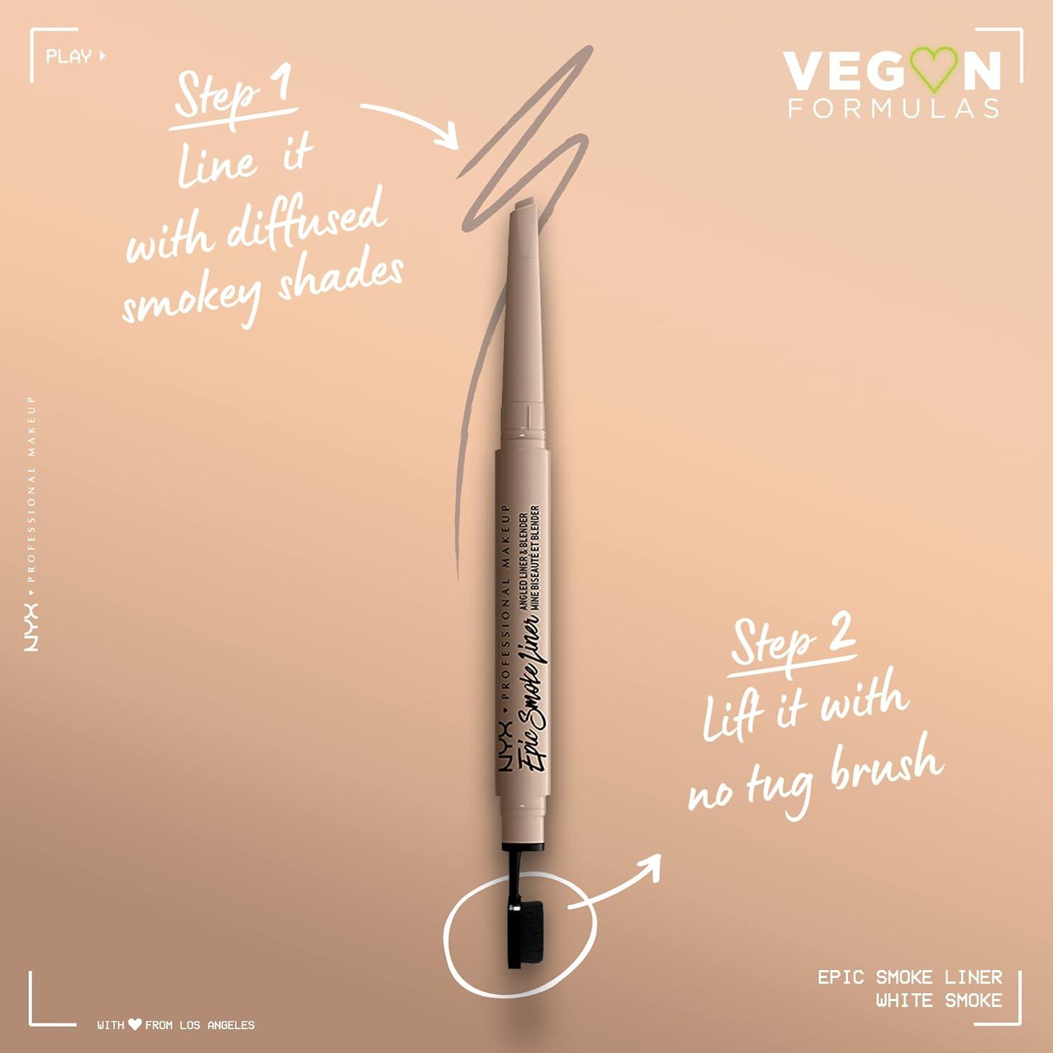 imageNYX PROFESSIONAL MAKEUP Epic Smoke Liner Vegan Smokey Eyeliner  Mocha Match Deep BrownWhite Smoke