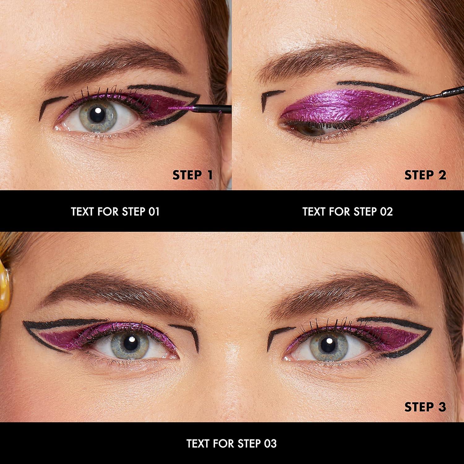 imageNYX PROFESSIONAL MAKEUP Epic Wear Metallic Liquid Liner LongLasting Waterproof Eyeliner  Black MetalBlack Metal