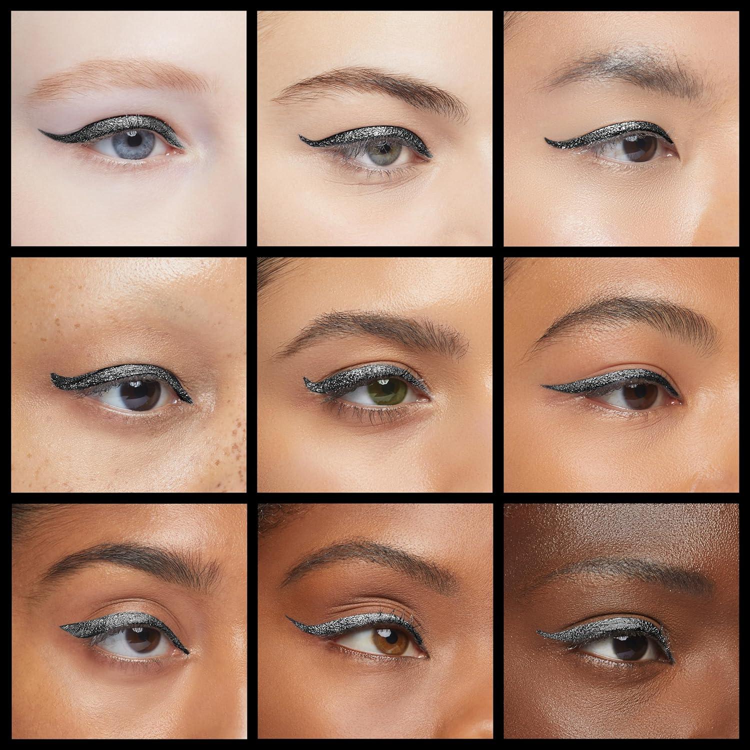 imageNYX PROFESSIONAL MAKEUP Epic Wear Metallic Liquid Liner LongLasting Waterproof Eyeliner  Black MetalBlack Metal