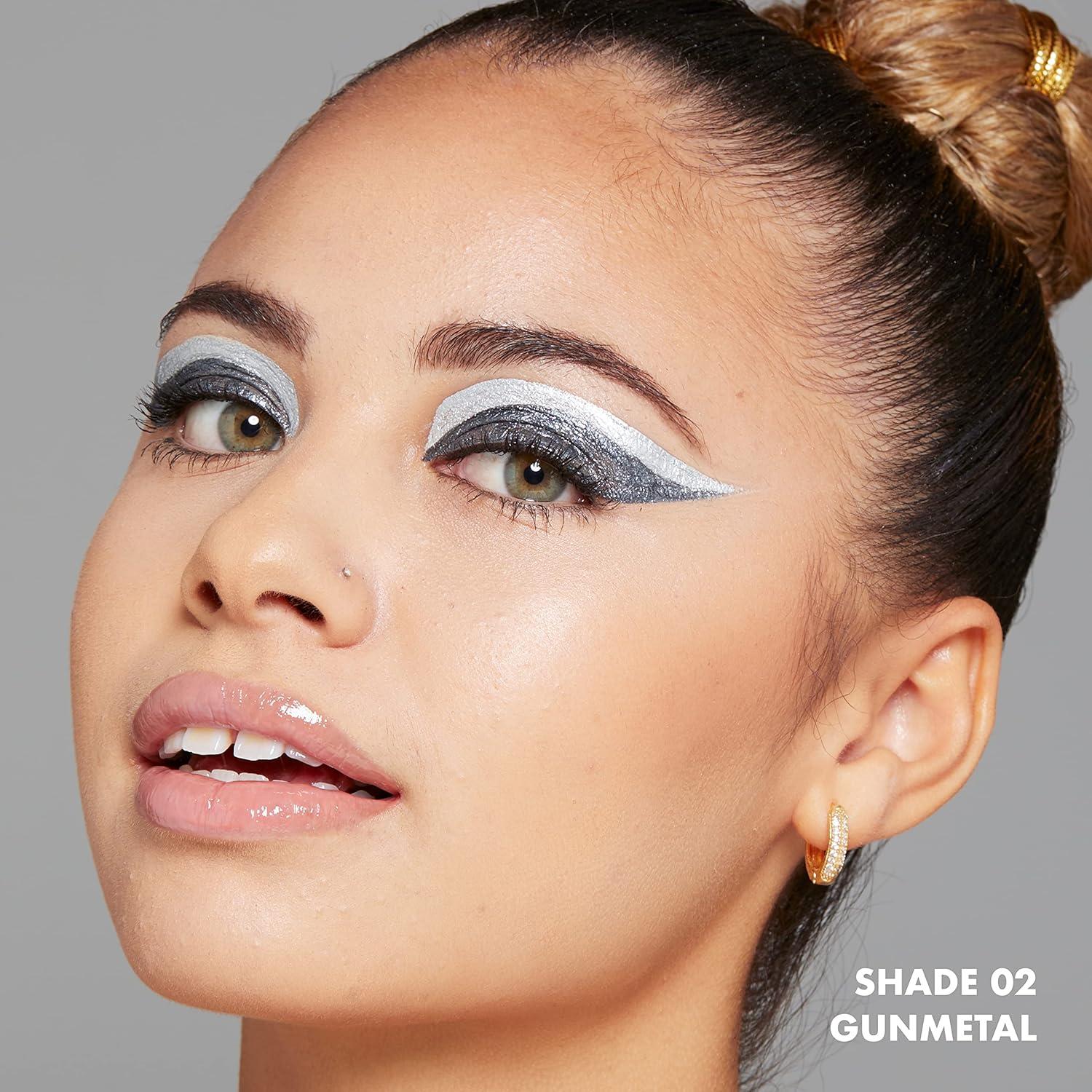 imageNYX PROFESSIONAL MAKEUP Epic Wear Metallic Liquid Liner LongLasting Waterproof Eyeliner  Black MetalGun Metal