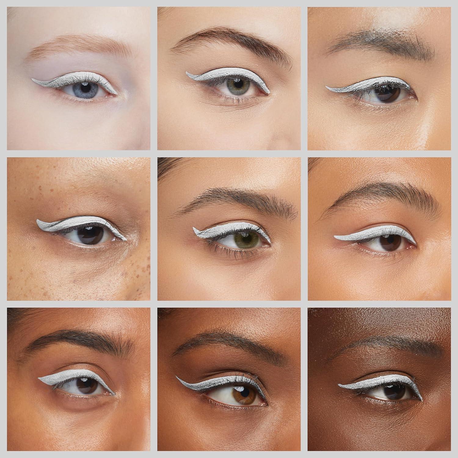 imageNYX PROFESSIONAL MAKEUP Epic Wear Metallic Liquid Liner LongLasting Waterproof Eyeliner  Black MetalWhite