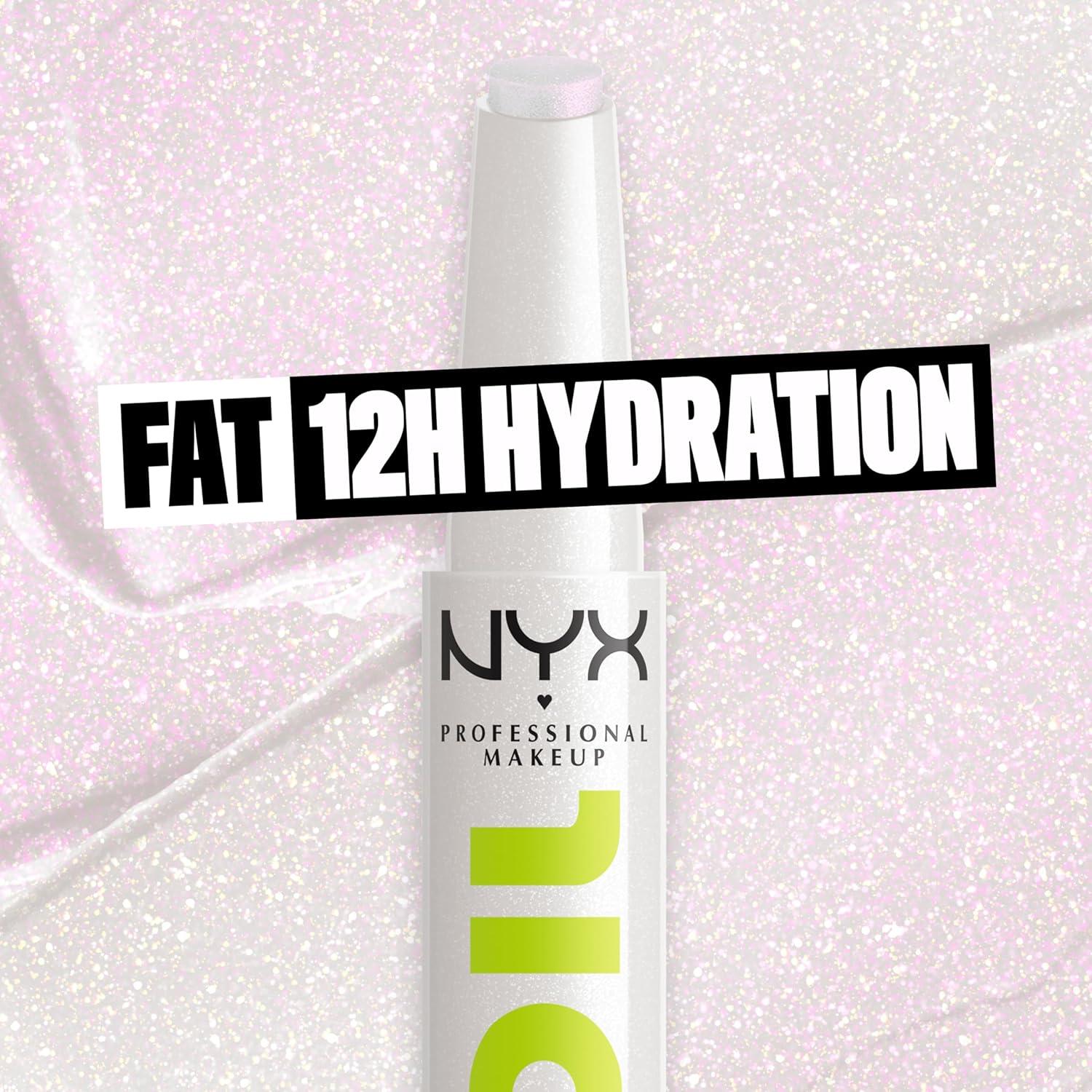 imageNYX PROFESSIONAL MAKEUP Fat Oil Slick Click Lightweight Buildable Pigmented Vegan Lip Balm  No Filter Needed01 MAIN CHARACTER