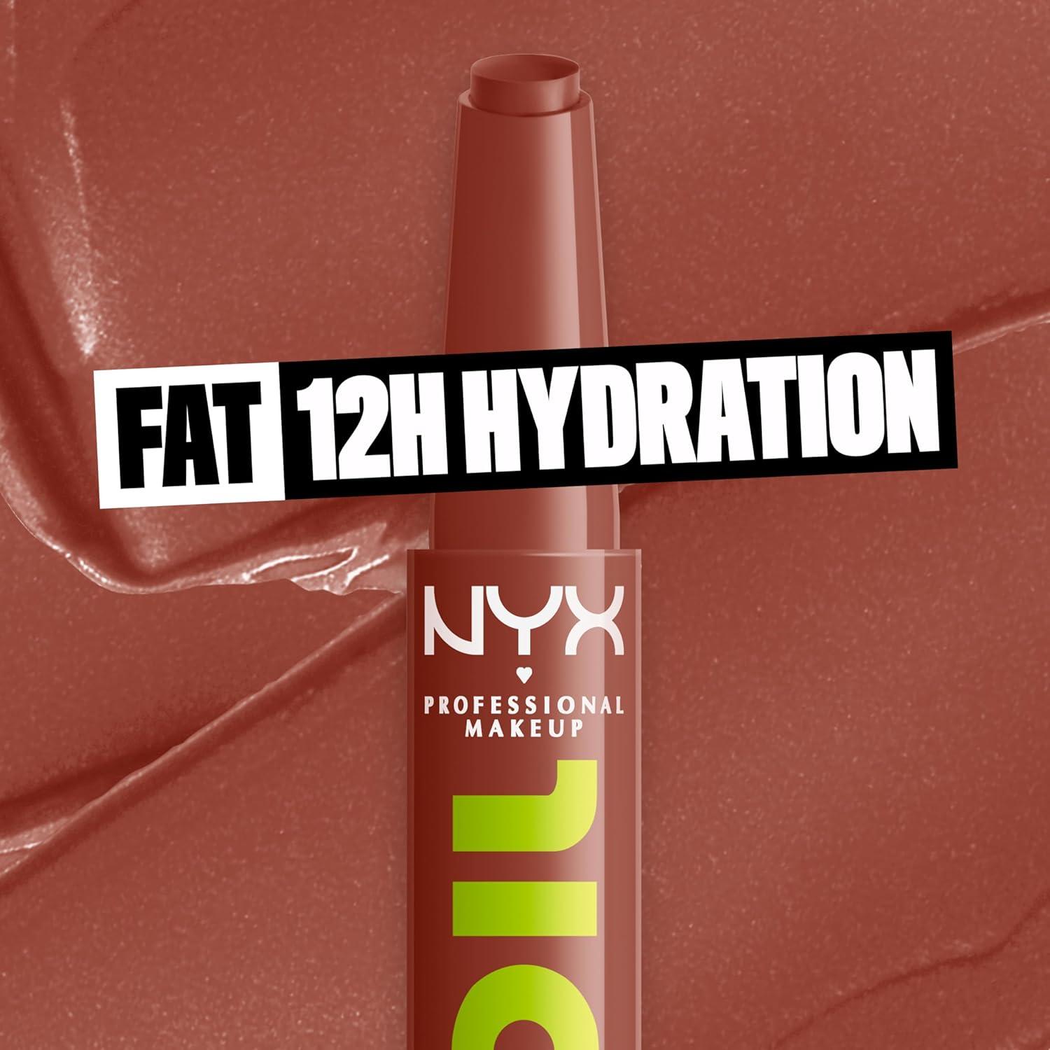 imageNYX PROFESSIONAL MAKEUP Fat Oil Slick Click Lightweight Buildable Pigmented Vegan Lip Balm  No Filter Needed05 LINK IN MY BIO