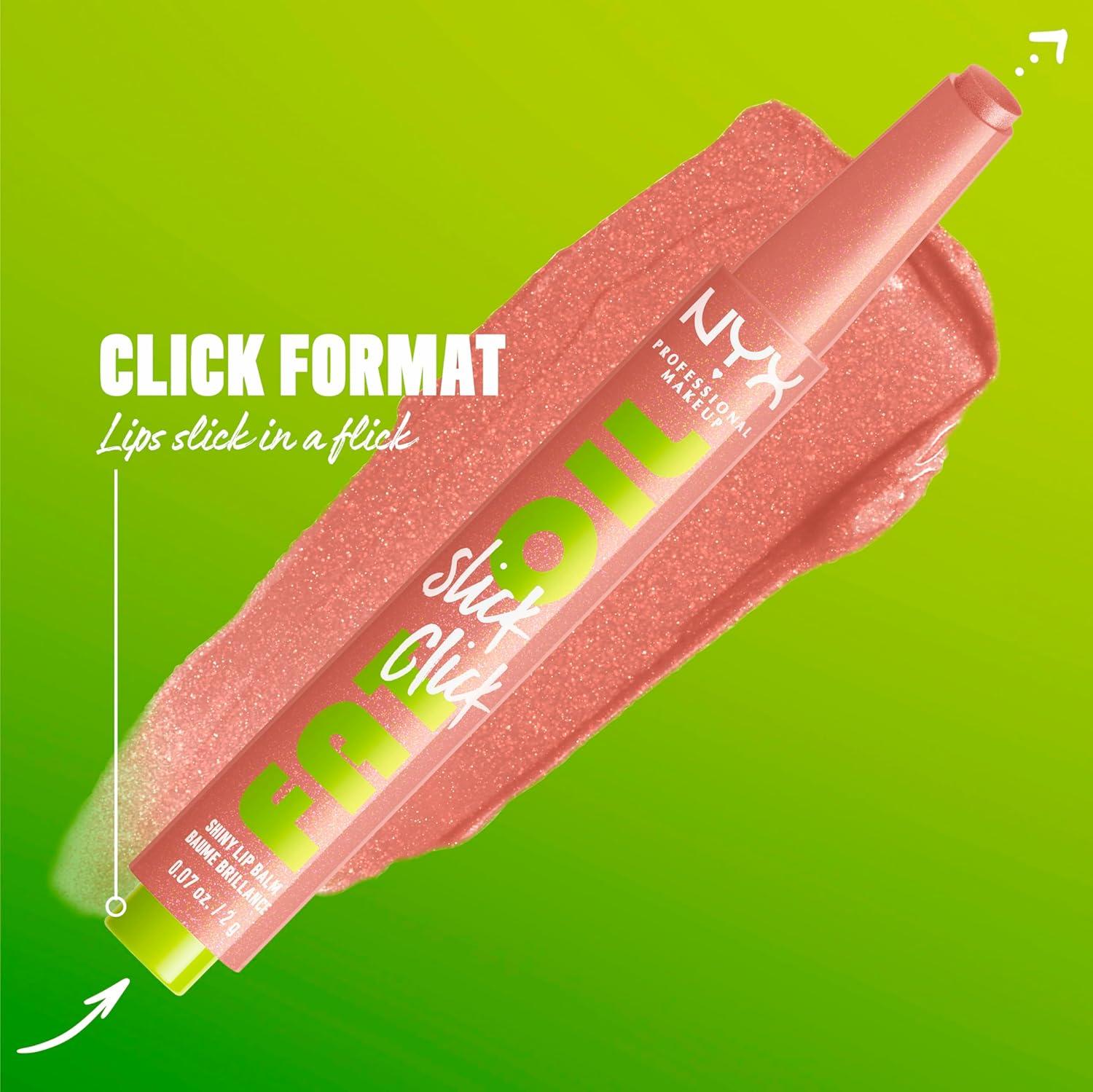imageNYX PROFESSIONAL MAKEUP Fat Oil Slick Click Lightweight Buildable Pigmented Vegan Lip Balm  No Filter Needed14 GROUP CHAT