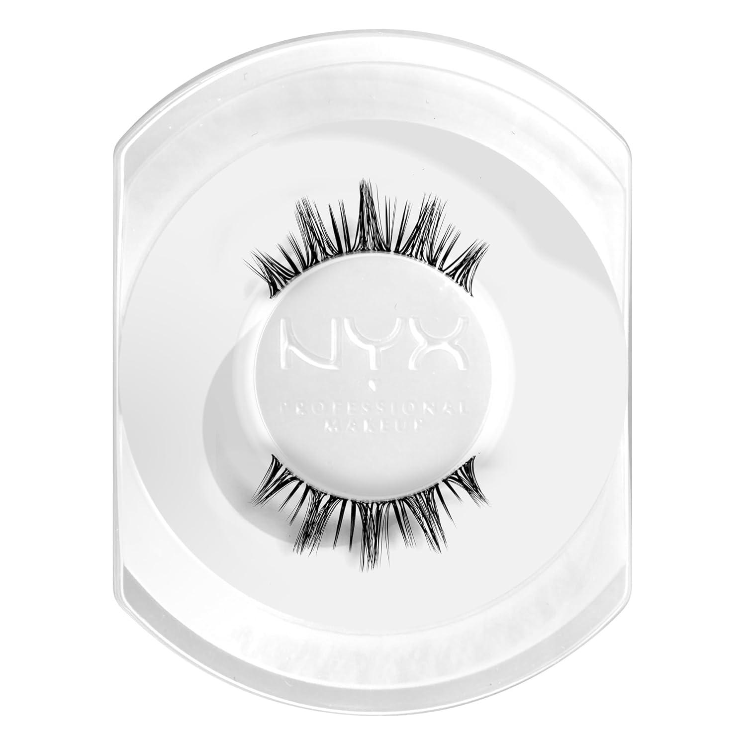 imageNYX PROFESSIONAL MAKEUP Jumbo Lash Vegan False Eyelashes Up to 12HR Wear Reusable Fake Lashes  Defined Drama