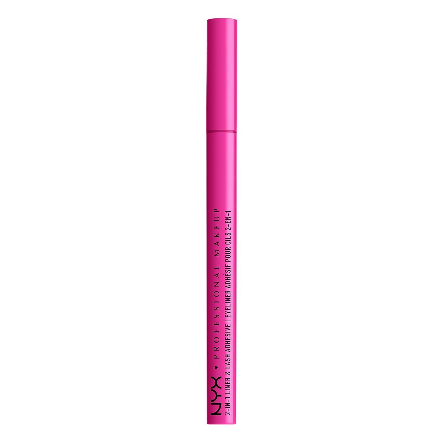 imageNYX PROFESSIONAL MAKEUP Jumbo Lash Vegan False Eyelashes Up to 12HR Wear Reusable Fake Lashes  Wispy FlutterBaddest Black