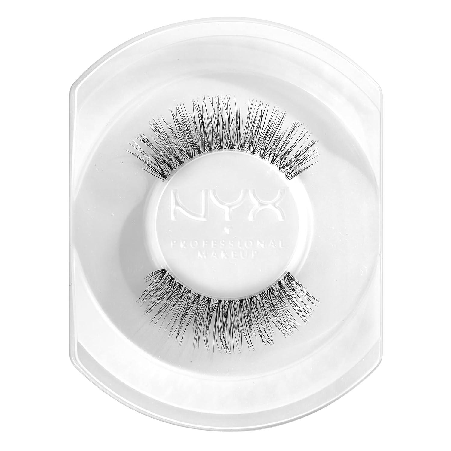 imageNYX PROFESSIONAL MAKEUP Jumbo Lash Vegan False Eyelashes Up to 12HR Wear Reusable Fake Lashes  Wispy FlutterWispy Flutter