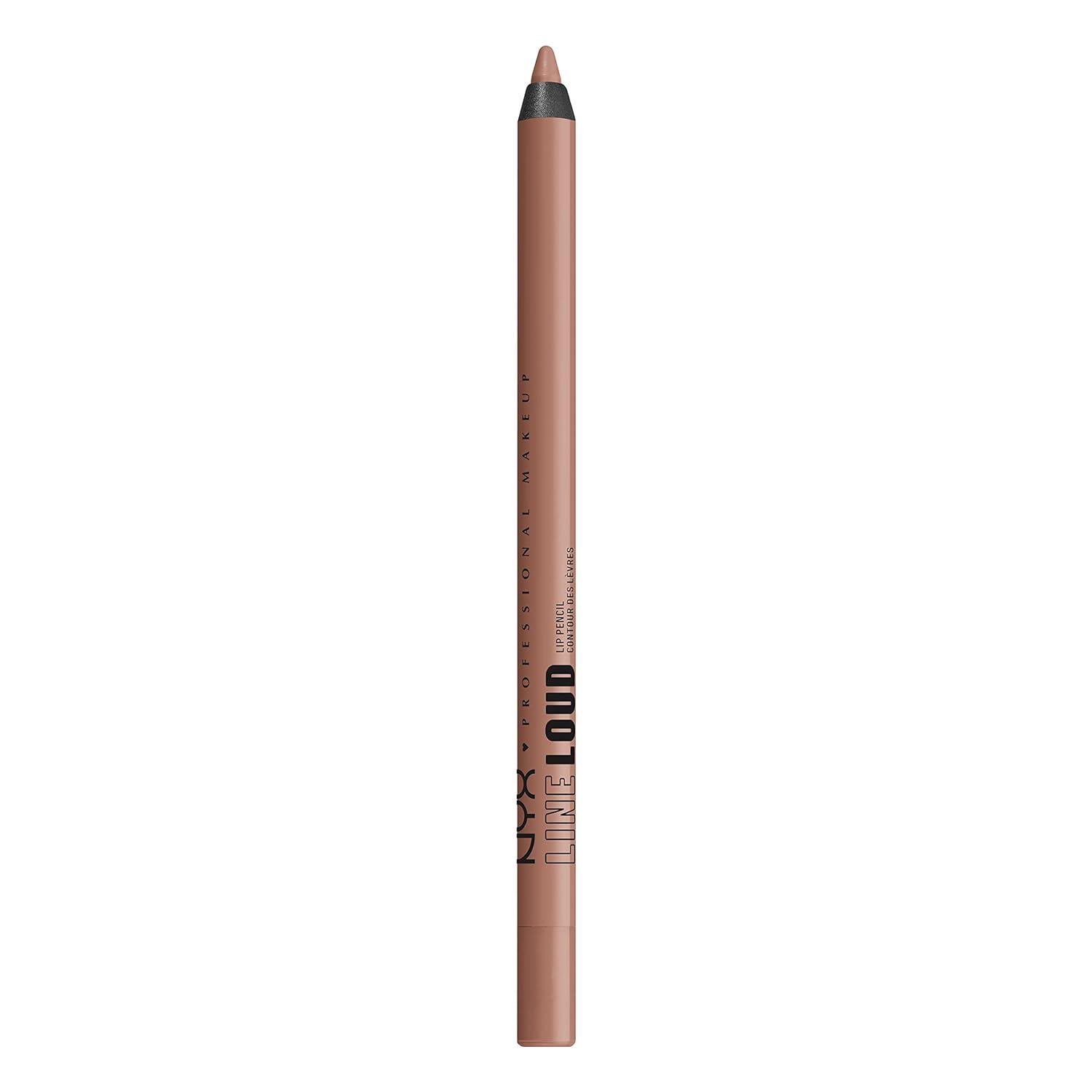 imageNYX PROFESSIONAL MAKEUP Line Loud Lip Liner Longwear and Pigmented Lip Pencil with Jojoba Oil ampamp Vitamin E  Global Citizen Medium Neutral Nude05 Global Citizen