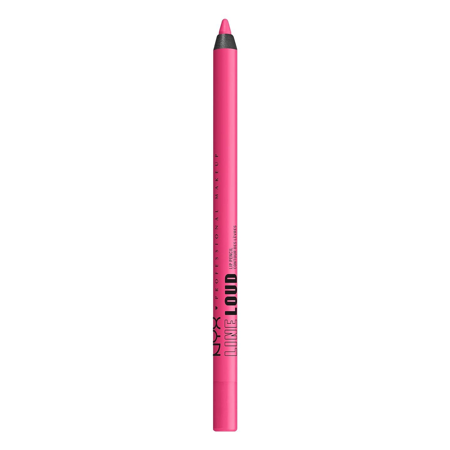 imageNYX PROFESSIONAL MAKEUP Line Loud Lip Liner Longwear and Pigmented Lip Pencil with Jojoba Oil ampamp Vitamin E  Global Citizen Medium Neutral Nude08 Movin Up