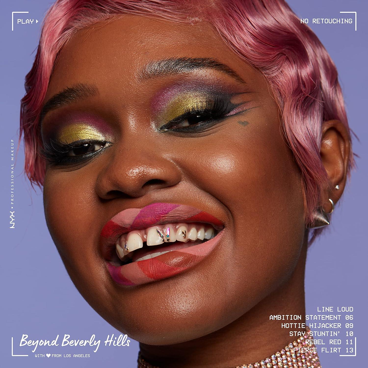 imageNYX PROFESSIONAL MAKEUP Line Loud Lip Liner Longwear and Pigmented Lip Pencil with Jojoba Oil ampamp Vitamin E  Global Citizen Medium Neutral Nude10 Stay Stuntin