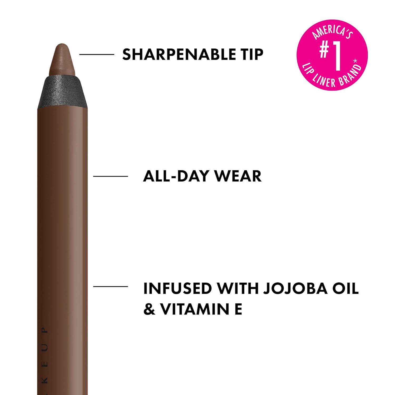 imageNYX PROFESSIONAL MAKEUP Line Loud Lip Liner Longwear and Pigmented Lip Pencil with Jojoba Oil ampamp Vitamin E  Global Citizen Medium Neutral Nude17 Rebel Kind