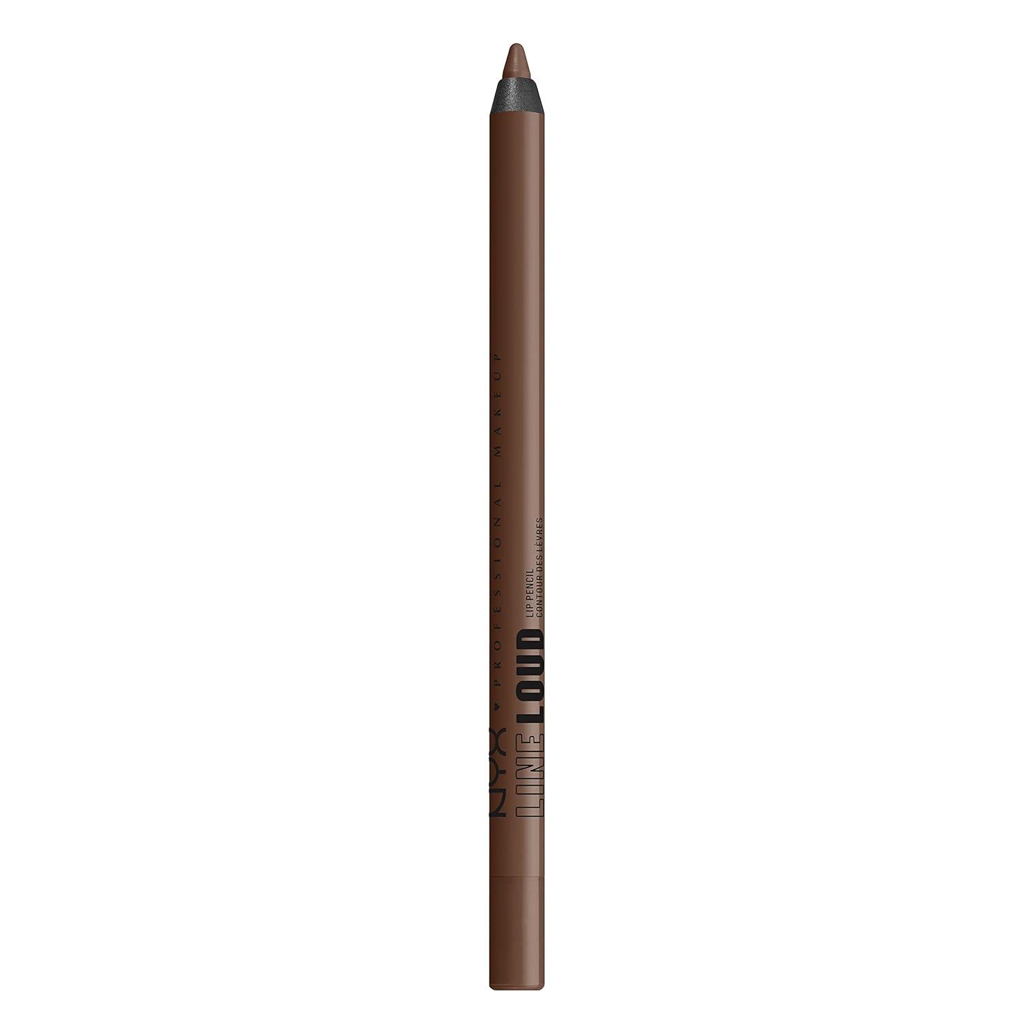 imageNYX PROFESSIONAL MAKEUP Line Loud Lip Liner Longwear and Pigmented Lip Pencil with Jojoba Oil ampamp Vitamin E  Global Citizen Medium Neutral Nude17 Rebel Kind