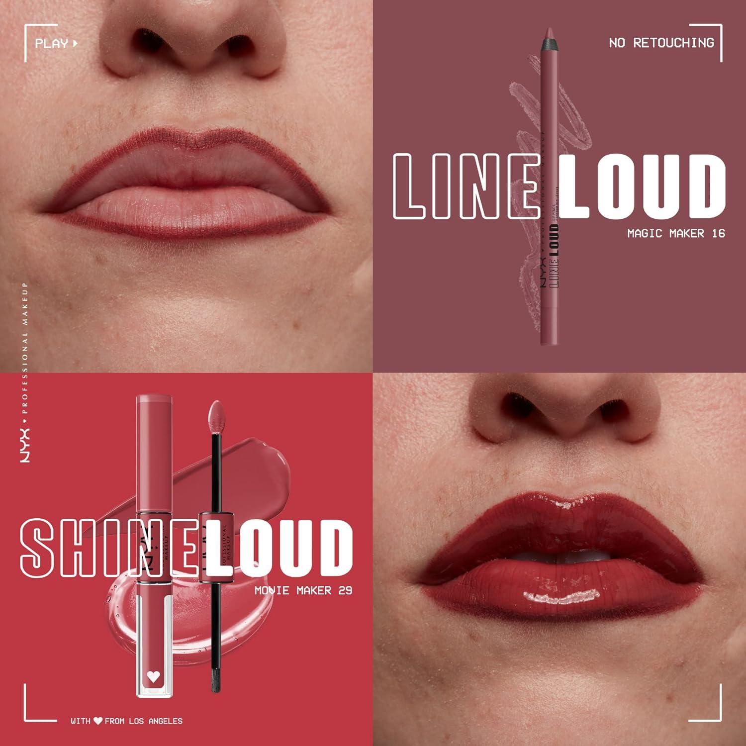 imageNYX PROFESSIONAL MAKEUP Line Loud Lip Liner Longwear and Pigmented Lip Pencil with Jojoba Oil ampamp Vitamin E  Magic Maker Midtone Bright Orange