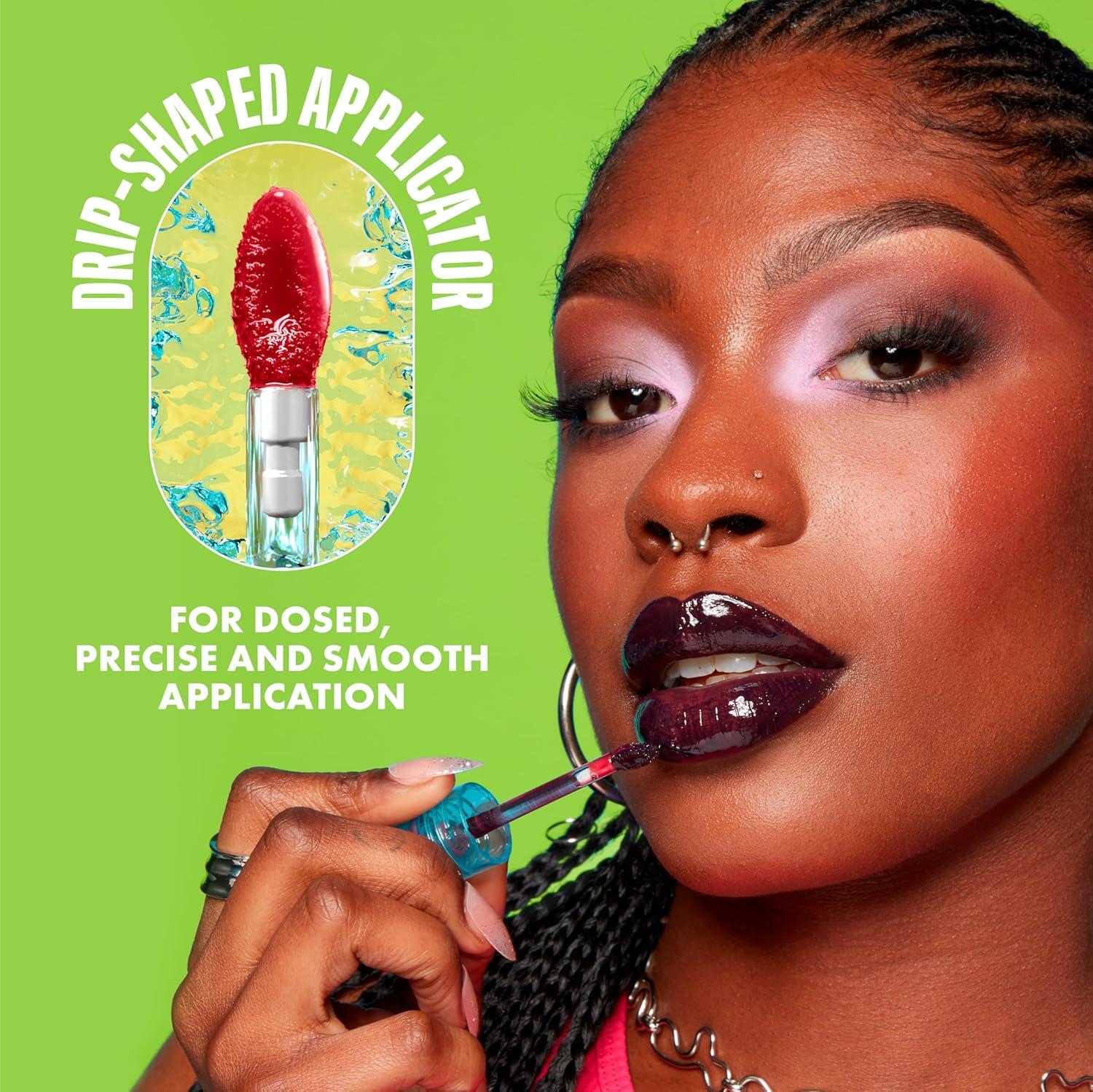 imageNYX PROFESSIONAL MAKEUP Lip IV Hydrating Glossy Lip Stain with 12HR Hydration  Bubblegum Burst Pink07 Bubblegum Burst