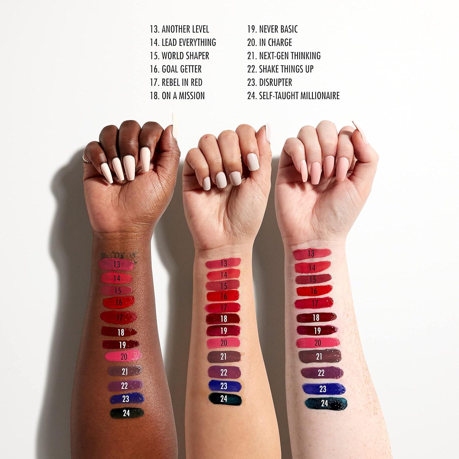 imageNYX PROFESSIONAL MAKEUP Shine Loud LongLasting Liquid Lipstick with Clear Lip Gloss  Global Citizen Medium Neutral Nude07 Global Citizen