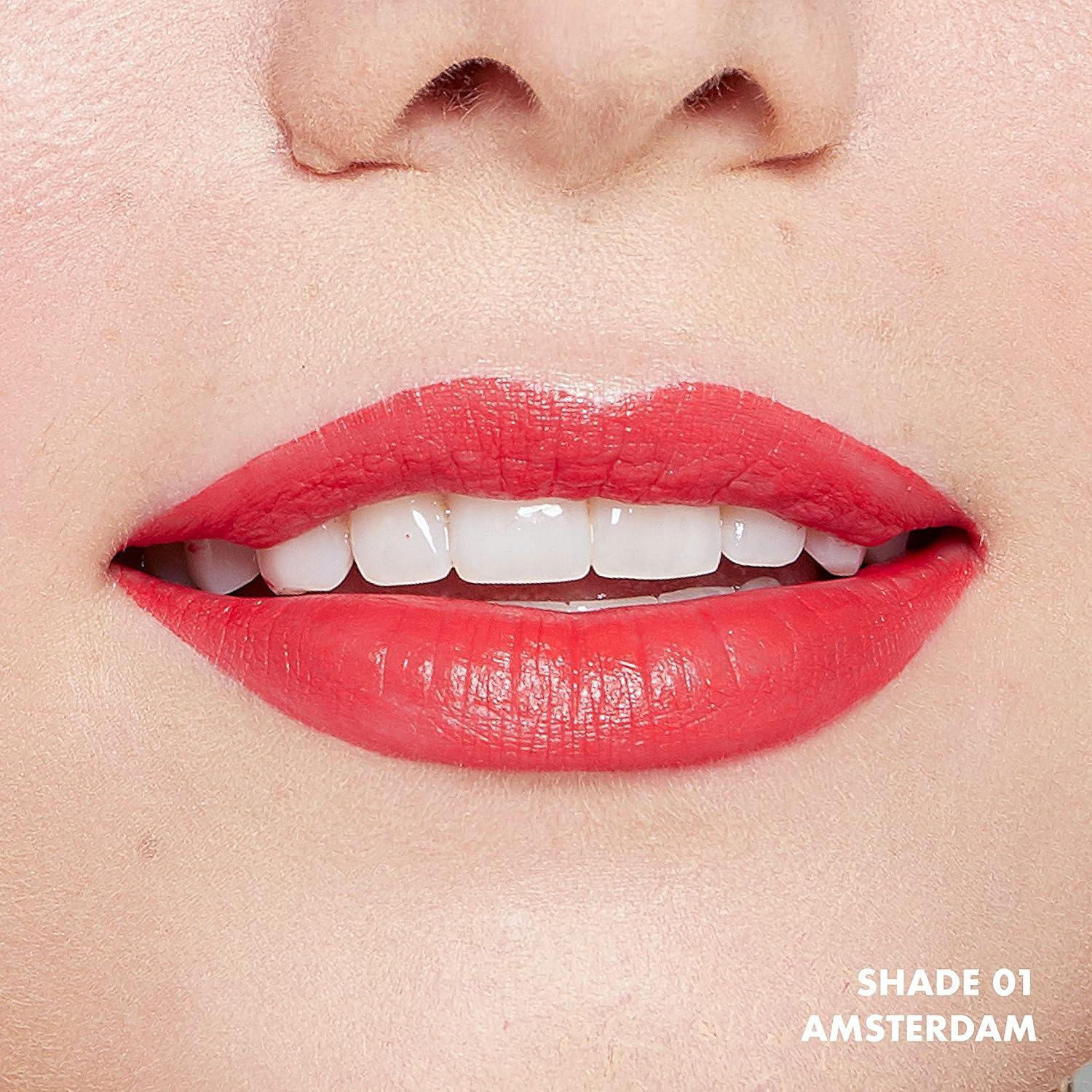 imageNYX PROFESSIONAL MAKEUP Soft Matte Lip Cream Lightweight Liquid Lipstick  Abu Dhabi Deep RoseBeigeAmsterdam