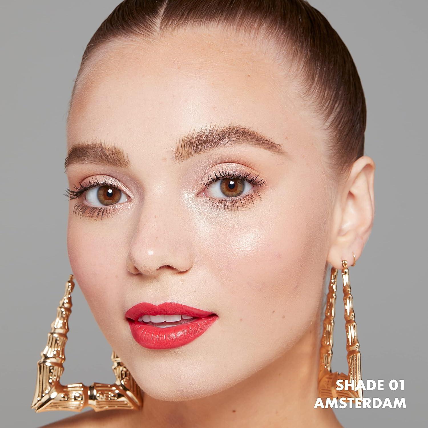 imageNYX PROFESSIONAL MAKEUP Soft Matte Lip Cream Lightweight Liquid Lipstick  Abu Dhabi Deep RoseBeigeAmsterdam