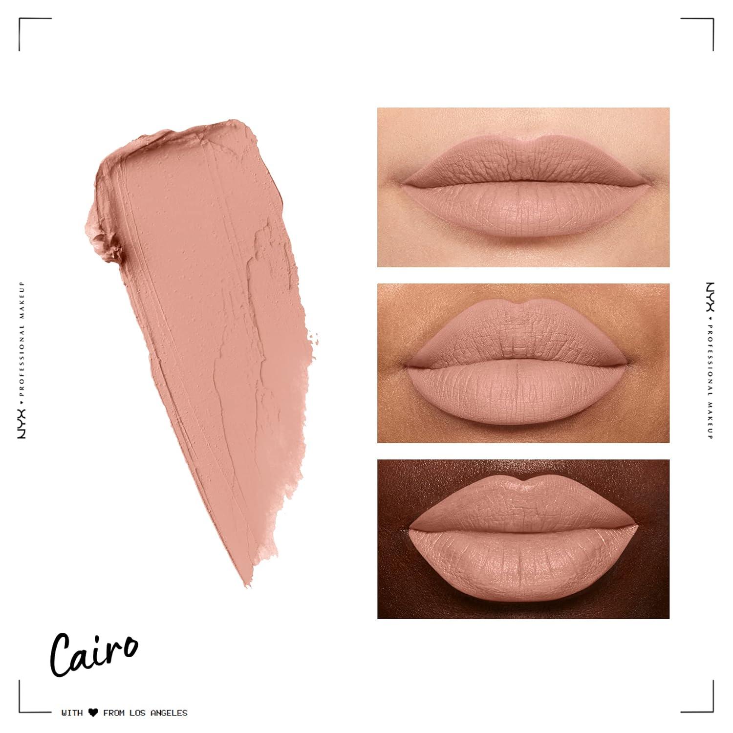 imageNYX PROFESSIONAL MAKEUP Soft Matte Lip Cream Lightweight Liquid Lipstick  Abu Dhabi Deep RoseBeigeCairo