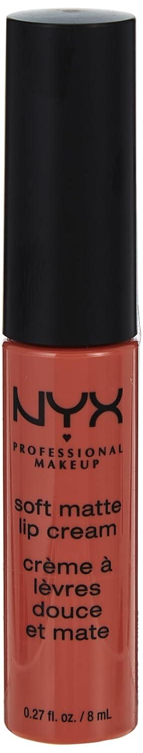 imageNYX PROFESSIONAL MAKEUP Soft Matte Lip Cream Lightweight Liquid Lipstick  Abu Dhabi Deep RoseBeigeCannes