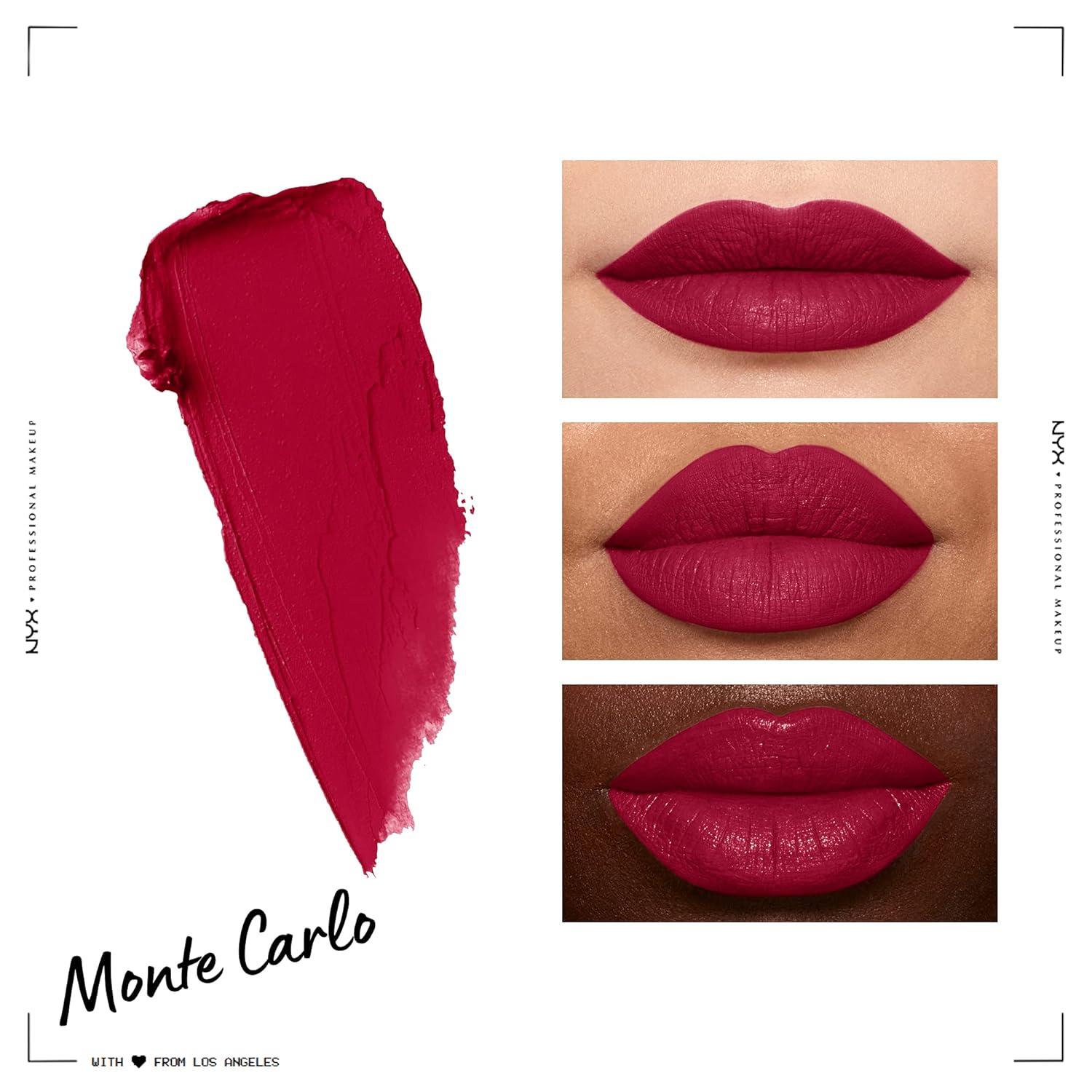 imageNYX PROFESSIONAL MAKEUP Soft Matte Lip Cream Lightweight Liquid Lipstick  Abu Dhabi Deep RoseBeigeMonte Carlo