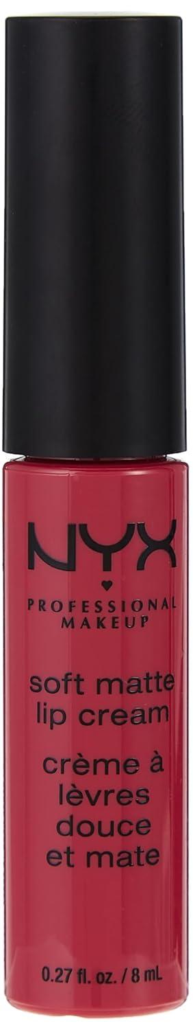 imageNYX PROFESSIONAL MAKEUP Soft Matte Lip Cream Lightweight Liquid Lipstick  Abu Dhabi Deep RoseBeigePrague