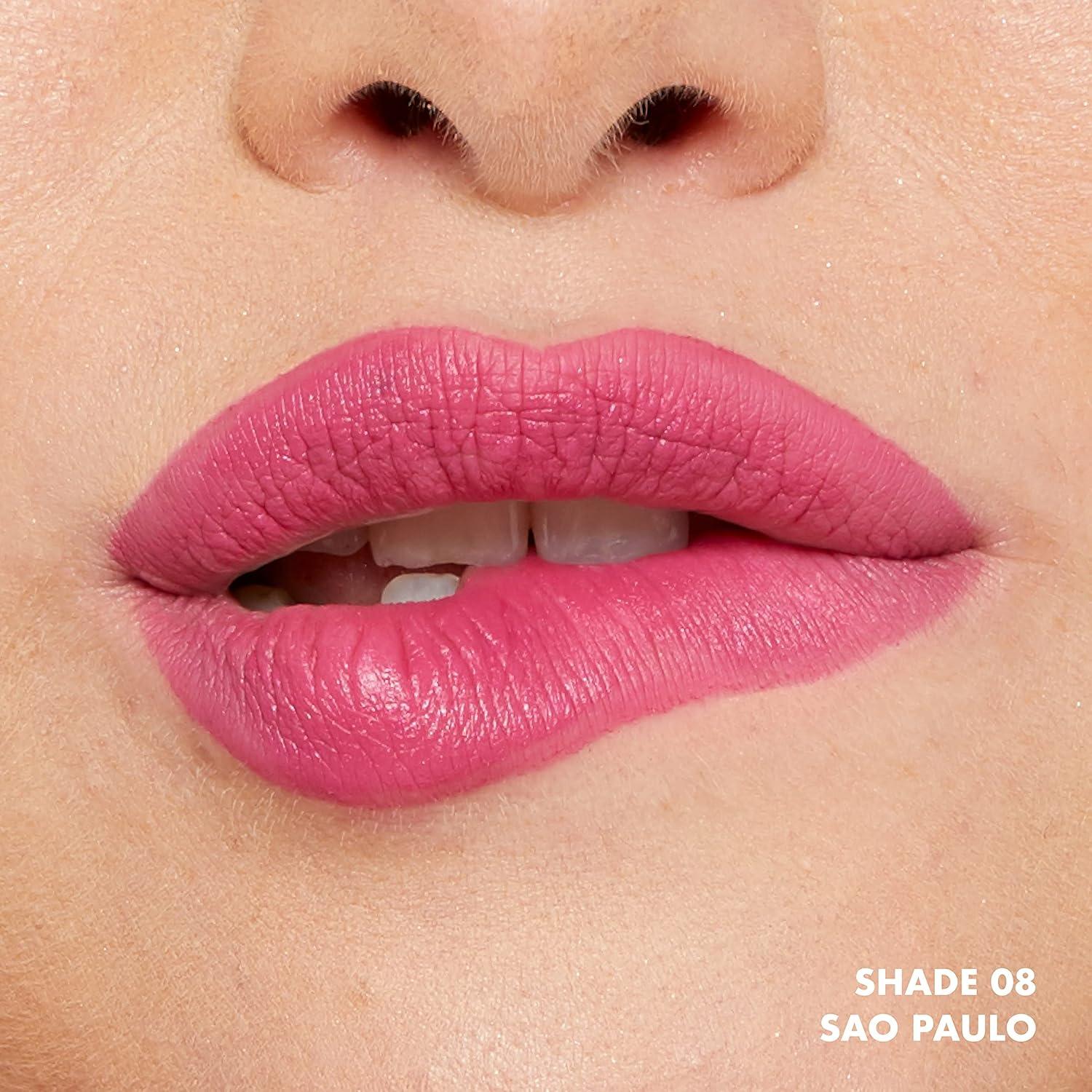 imageNYX PROFESSIONAL MAKEUP Soft Matte Lip Cream Lightweight Liquid Lipstick  Abu Dhabi Deep RoseBeigeSao Paulo
