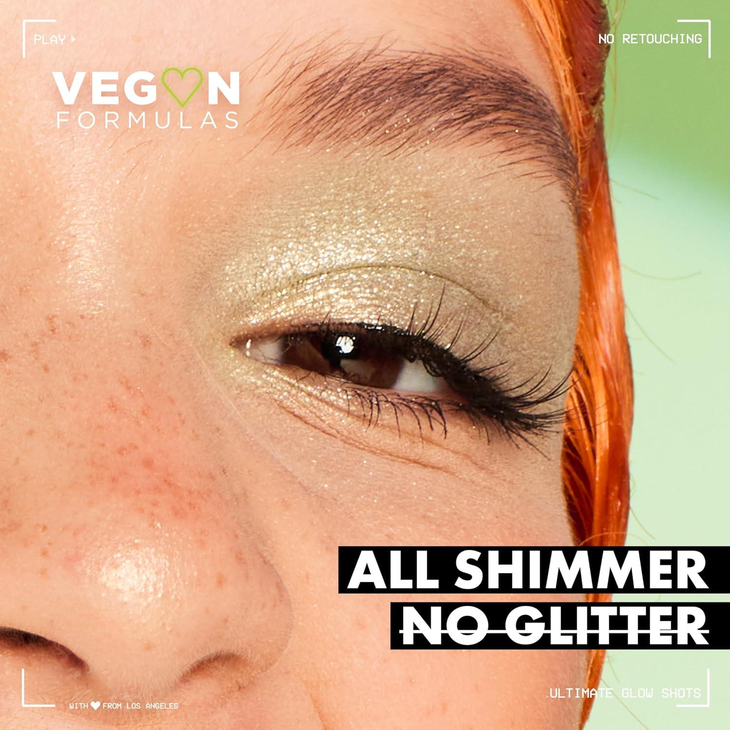 imageNYX PROFESSIONAL MAKEUP Ultimate Glow Shots Liquid Eyeshadow LongLasting Shimmer Eye Shadow with Vitamin C  Come Thru CoconutClementine Fine