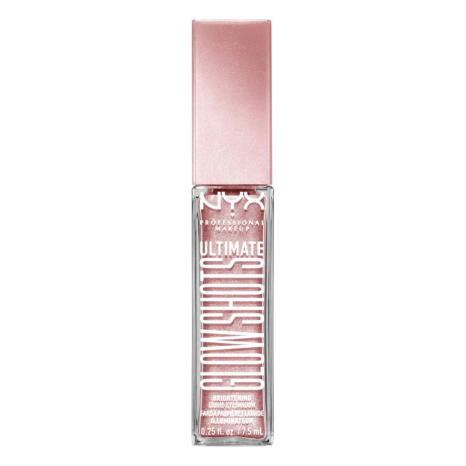 imageNYX PROFESSIONAL MAKEUP Ultimate Glow Shots Liquid Eyeshadow LongLasting Shimmer Eye Shadow with Vitamin C  Come Thru CoconutGrapefruit Glow