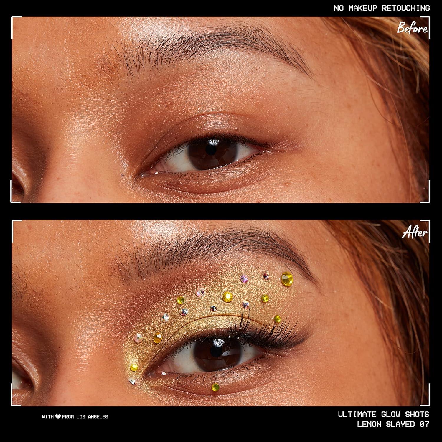 imageNYX PROFESSIONAL MAKEUP Ultimate Glow Shots Liquid Eyeshadow LongLasting Shimmer Eye Shadow with Vitamin C  Come Thru CoconutLemon Slayed