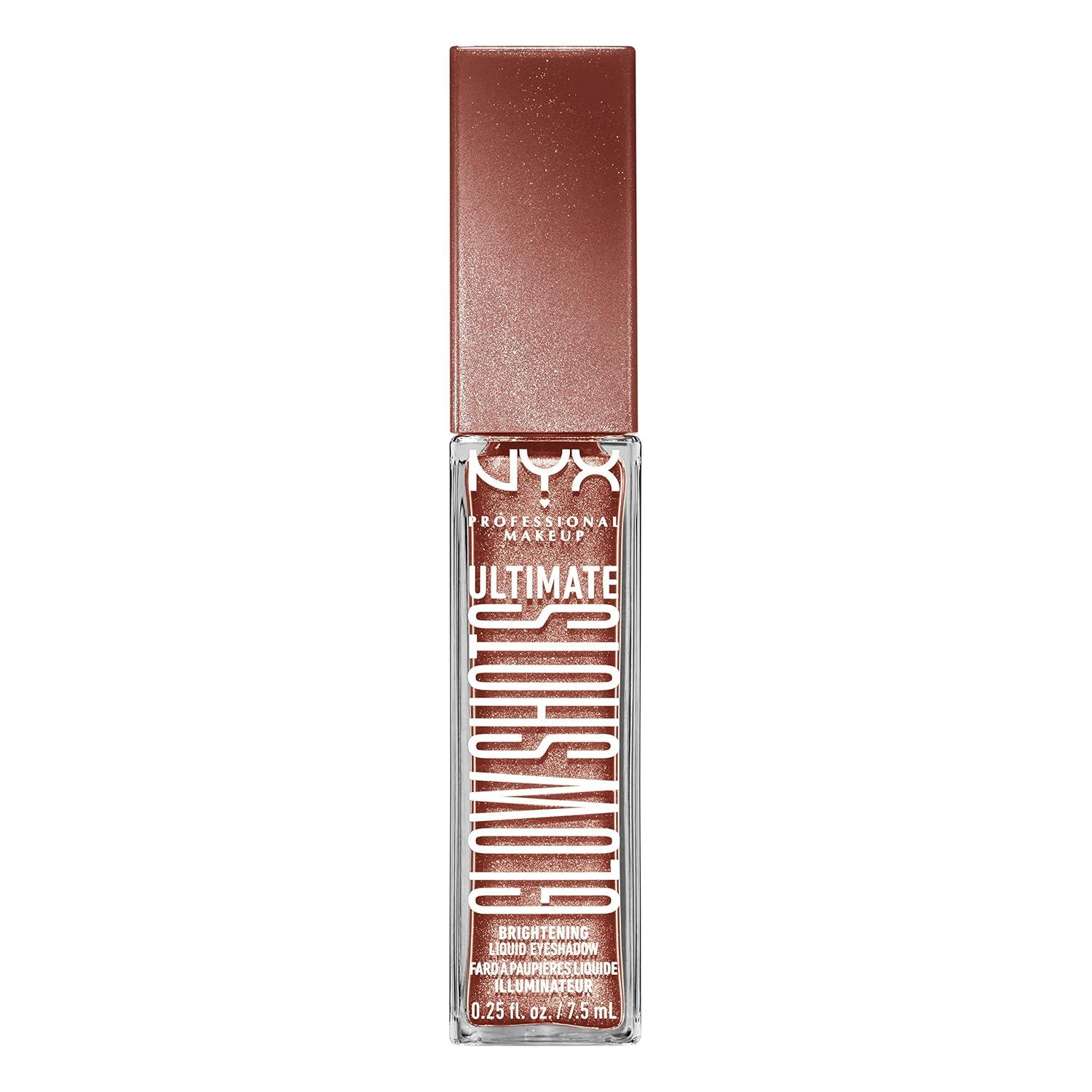 imageNYX PROFESSIONAL MAKEUP Ultimate Glow Shots Liquid Eyeshadow LongLasting Shimmer Eye Shadow with Vitamin C  Come Thru CoconutMango Moment