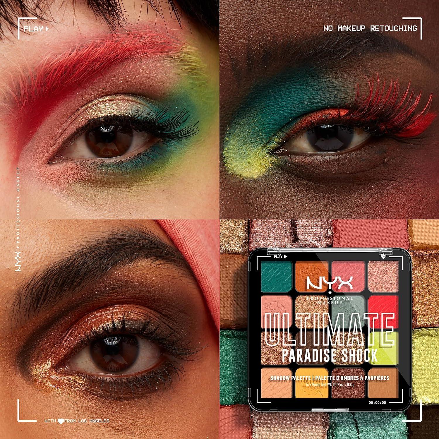 imageNYX PROFESSIONAL MAKEUP Ultimate Shadow Palette Eyeshadow Palette  Vintage Jean BabyParadise Shock