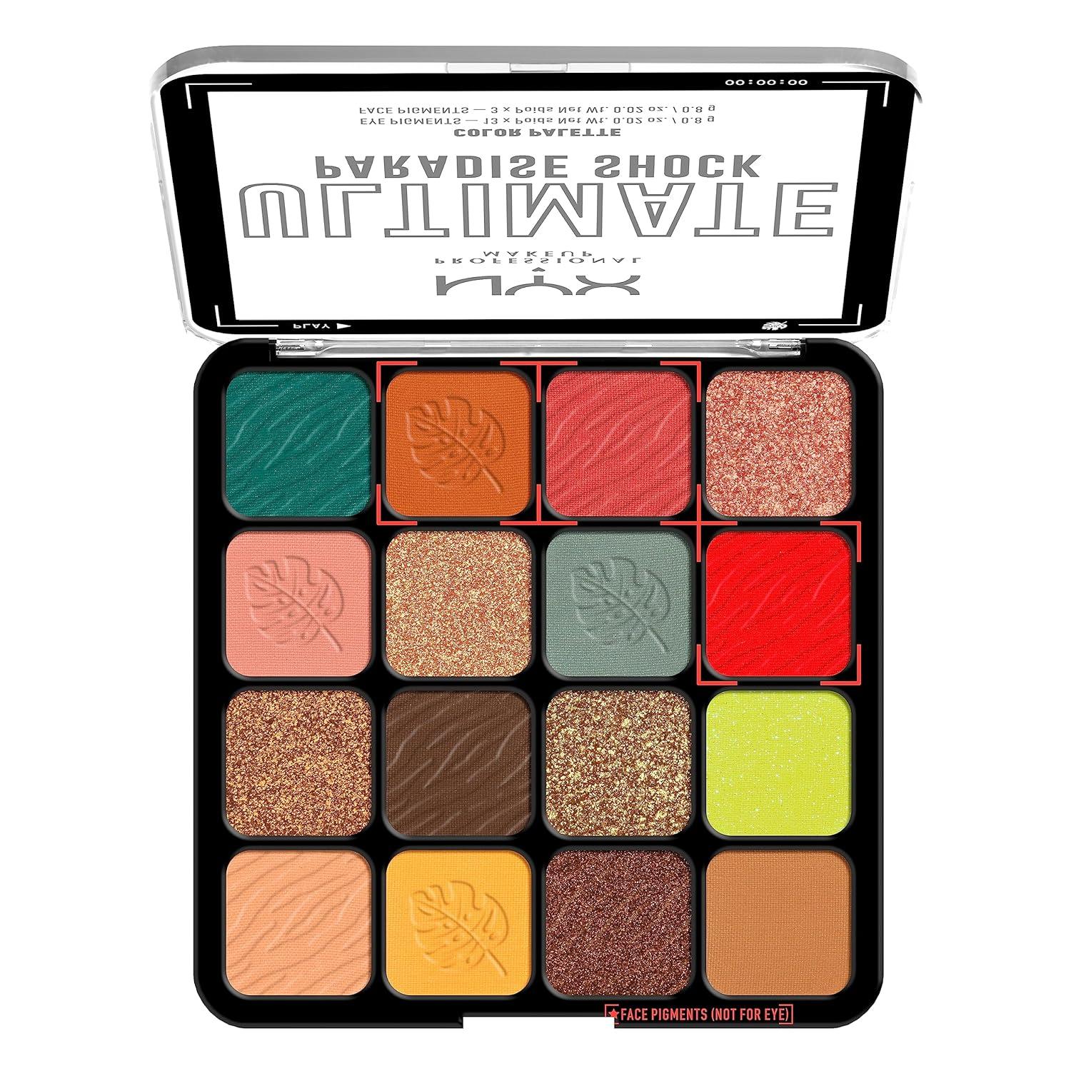 imageNYX PROFESSIONAL MAKEUP Ultimate Shadow Palette Eyeshadow Palette  Vintage Jean BabyParadise Shock
