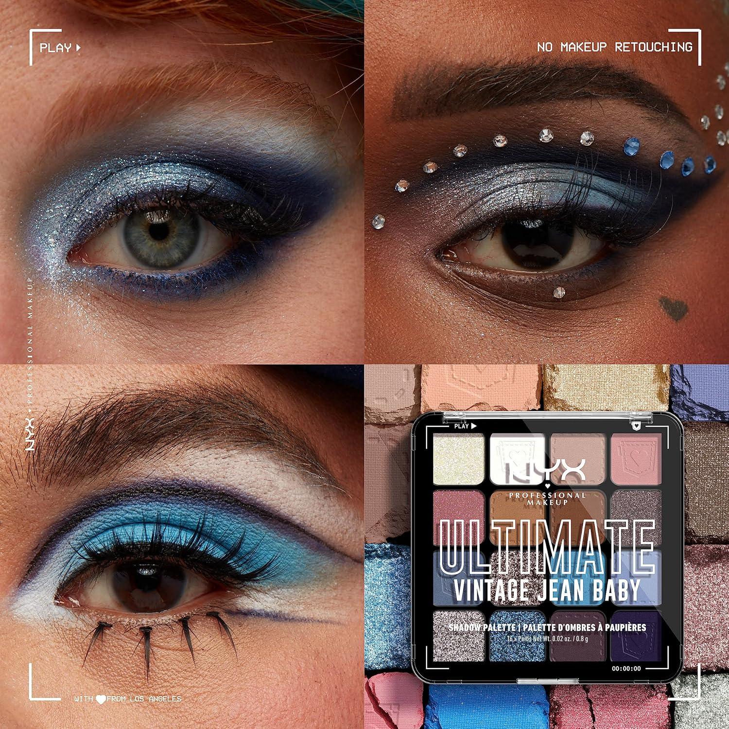 imageNYX PROFESSIONAL MAKEUP Ultimate Shadow Palette Eyeshadow Palette  Vintage Jean BabyVintage Jean Baby