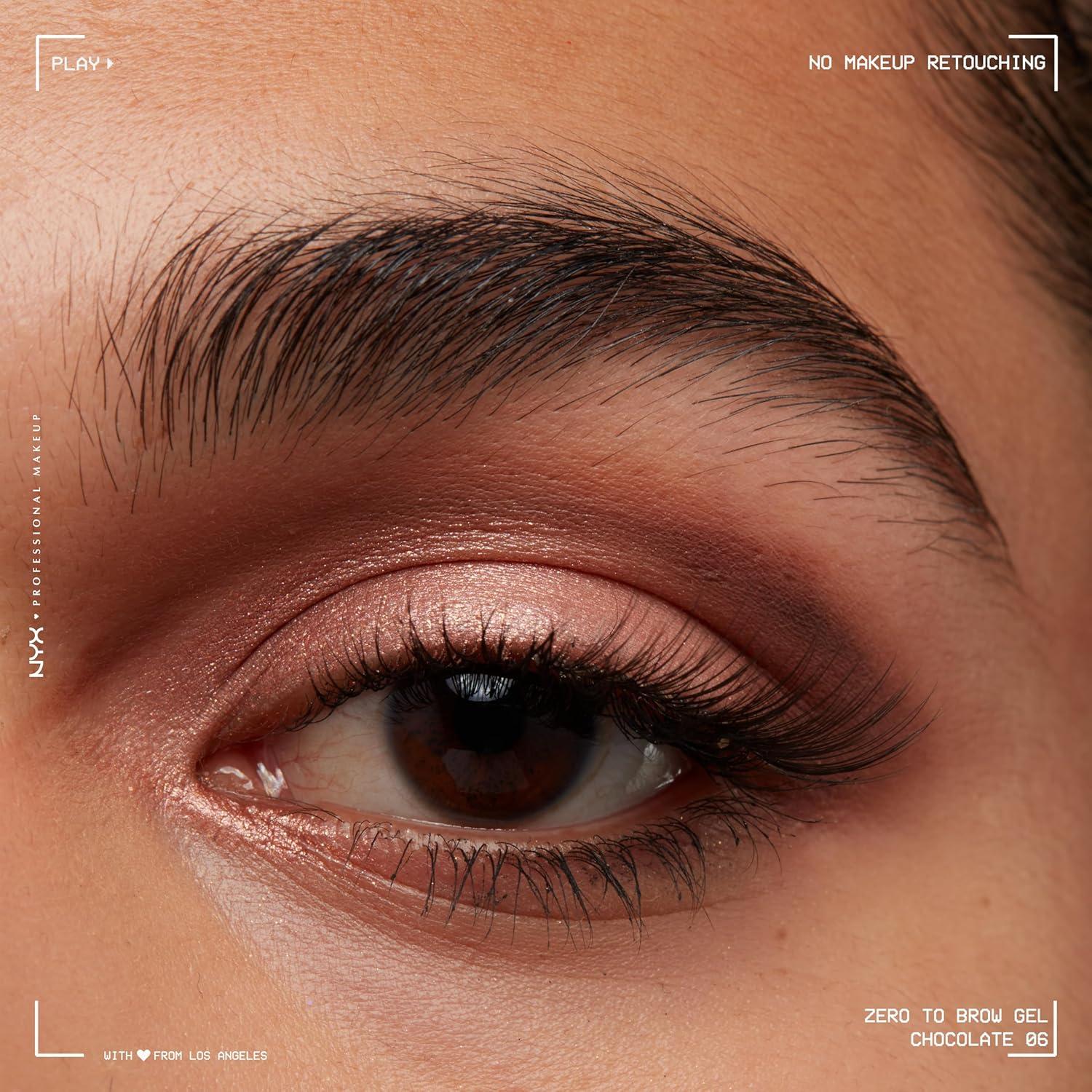 imageNYX PROFESSIONAL MAKEUP Zero to Brow Longwear Eyebrow Gel EspressoChocolate