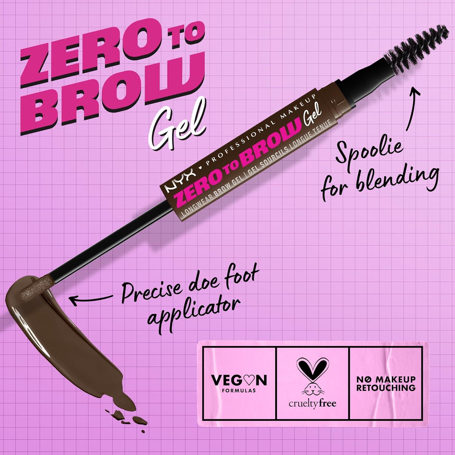 imageNYX PROFESSIONAL MAKEUP Zero to Brow Longwear Eyebrow Gel EspressoEspresso