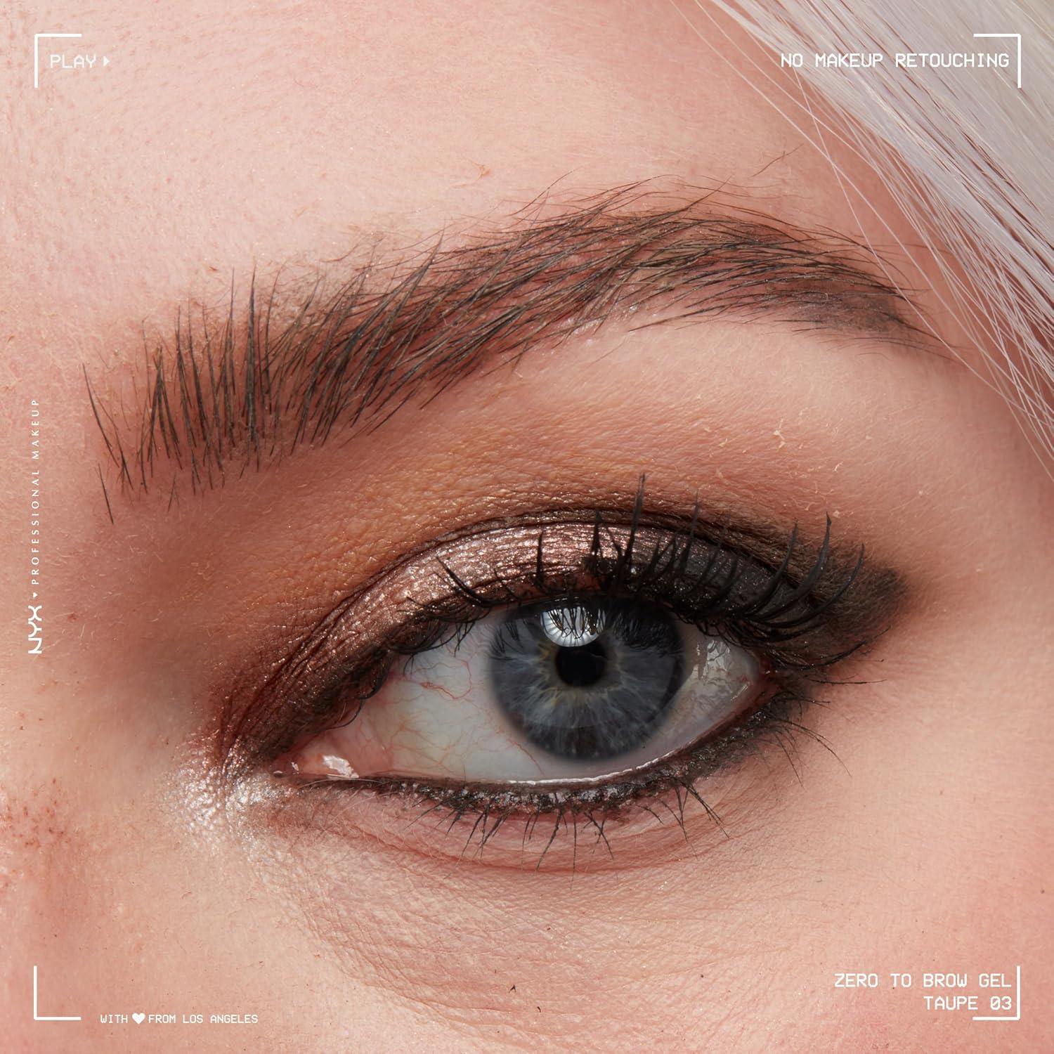 imageNYX PROFESSIONAL MAKEUP Zero to Brow Longwear Eyebrow Gel EspressoTaupe
