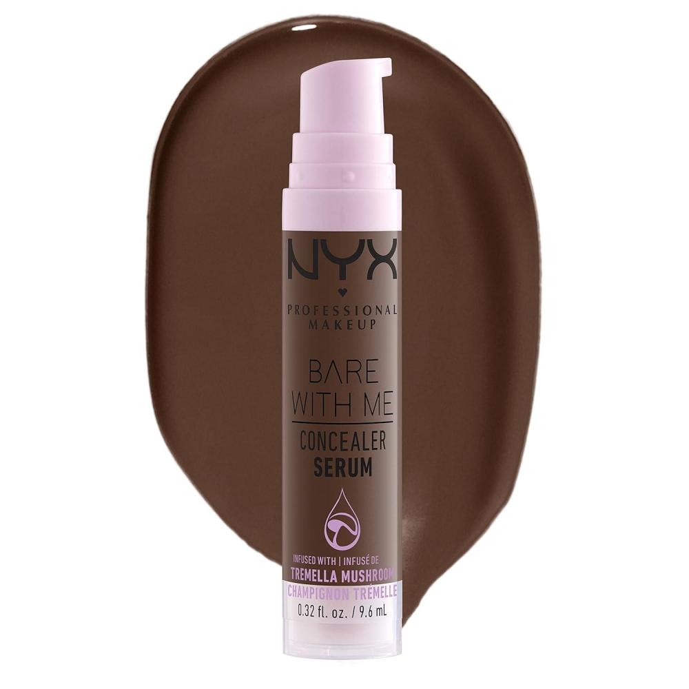 imageNYX PROFESSIONAL MAKEUP Bare With Me Concealer Serum Concealer Makeup For Up To 24Hr Hydration  Beige13 Deep