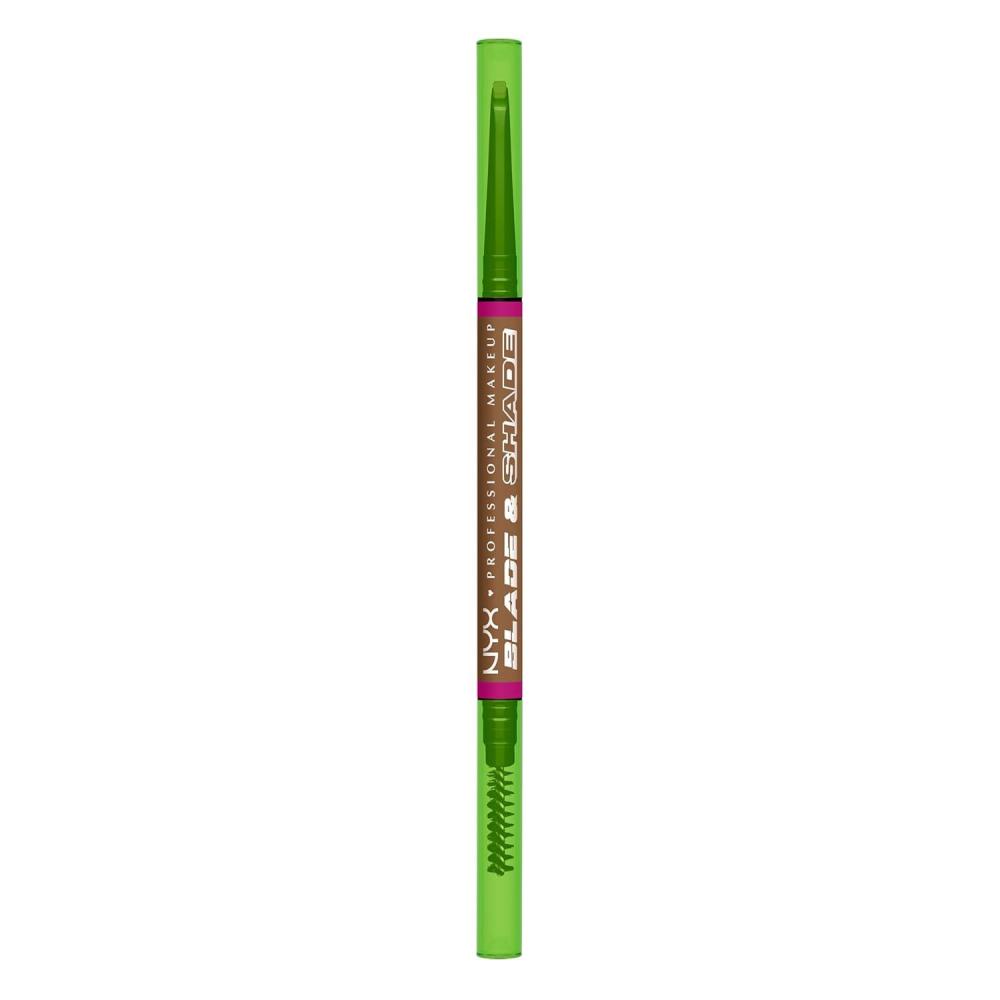 imageNYX PROFESSIONAL MAKEUP Blade ampamp Shade Brow Pencil Nano Mechanical Eyebrow Pencil Up to 16HR Make Up Wear  Espresso02 Blonde