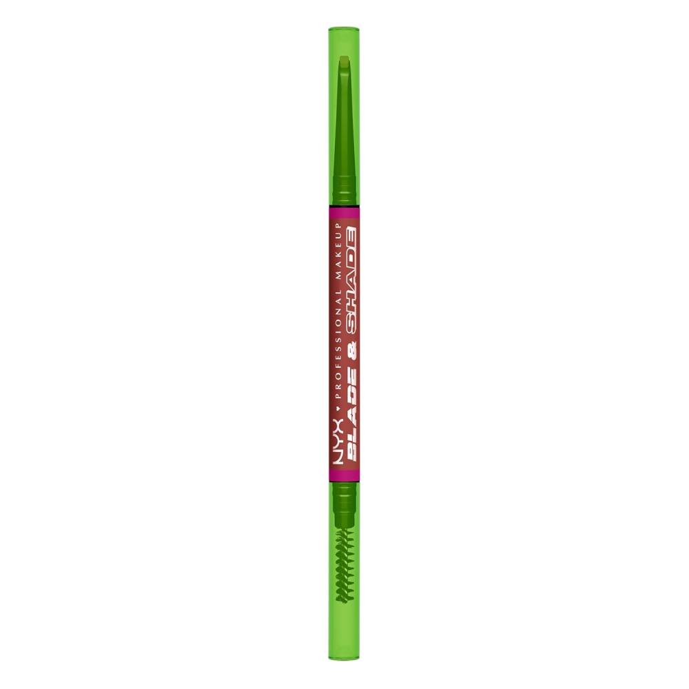 imageNYX PROFESSIONAL MAKEUP Blade ampamp Shade Brow Pencil Nano Mechanical Eyebrow Pencil Up to 16HR Make Up Wear  Espresso06 Rich Auburn