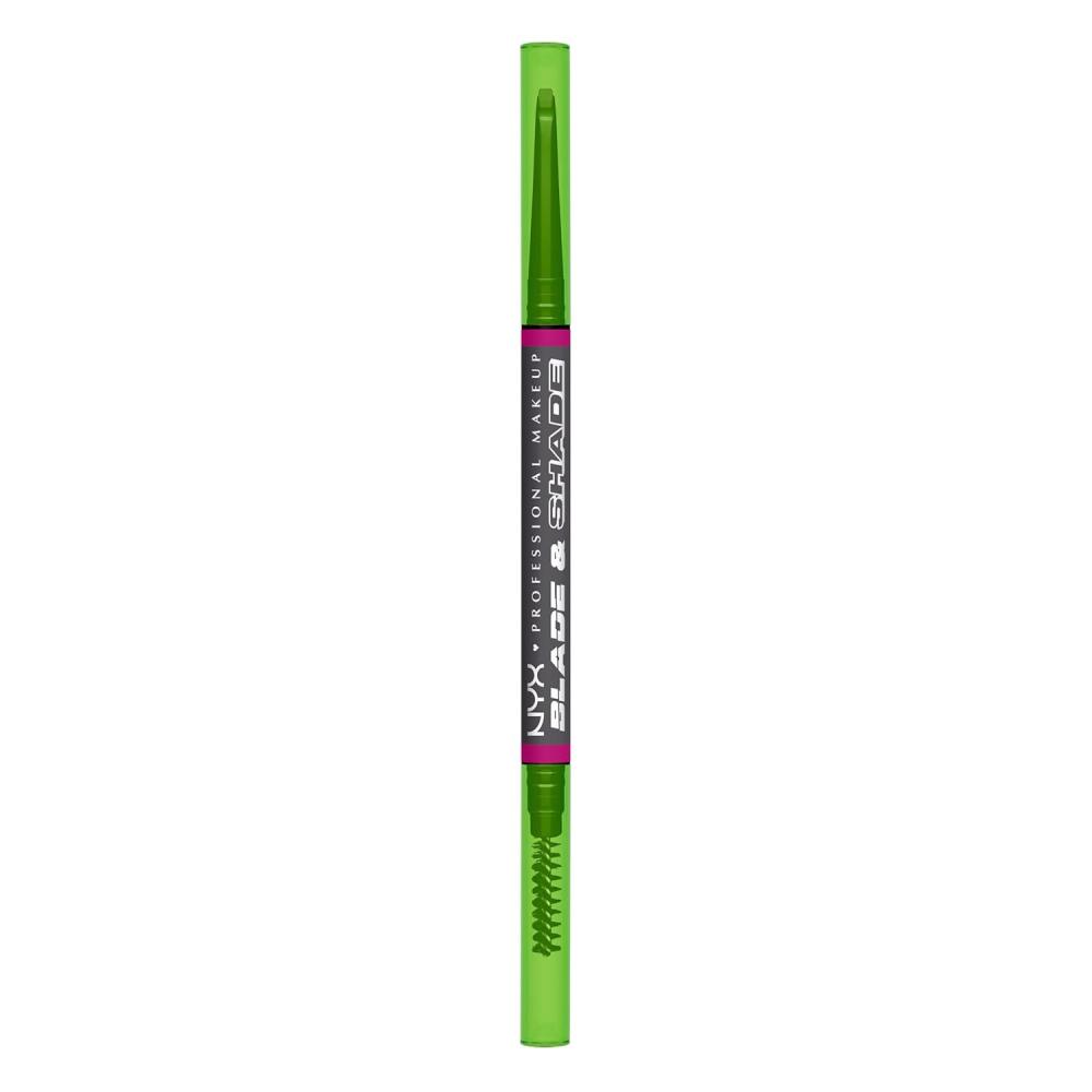 imageNYX PROFESSIONAL MAKEUP Blade ampamp Shade Brow Pencil Nano Mechanical Eyebrow Pencil Up to 16HR Make Up Wear  Espresso11 Grey
