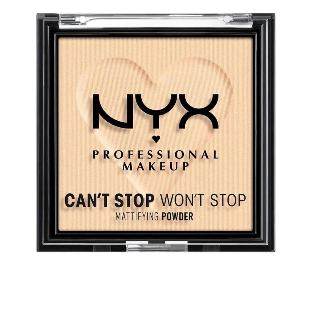 imageNYX PROFESSIONAL MAKEUP Cant Stop Wont Stop Mattifying Pressed Powder  Medium02 LIGHT