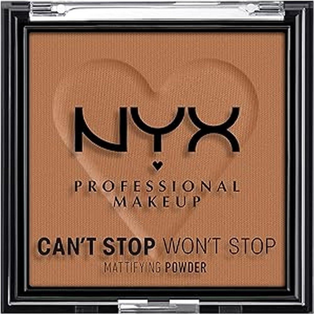 imageNYX PROFESSIONAL MAKEUP Cant Stop Wont Stop Mattifying Pressed Powder  Medium08 MOCHA