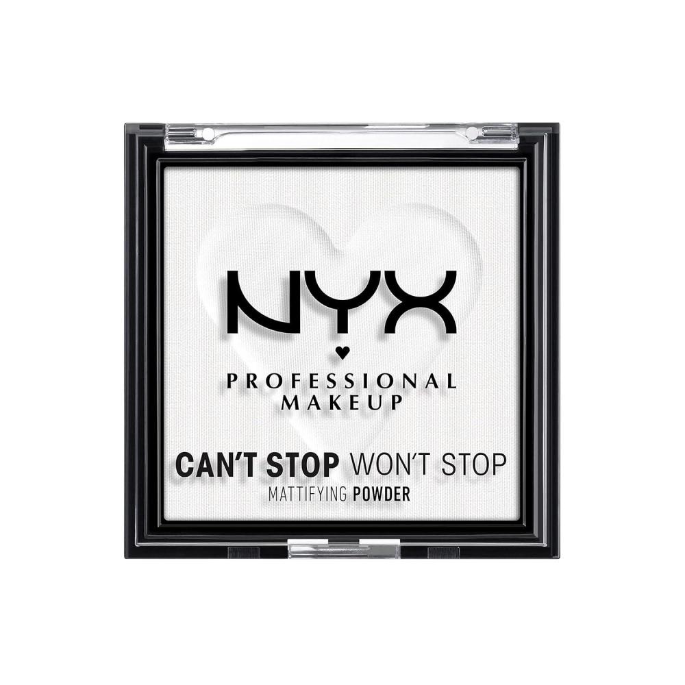imageNYX PROFESSIONAL MAKEUP Cant Stop Wont Stop Mattifying Pressed Powder  Medium11 BRIGHT TRANSLUCENT